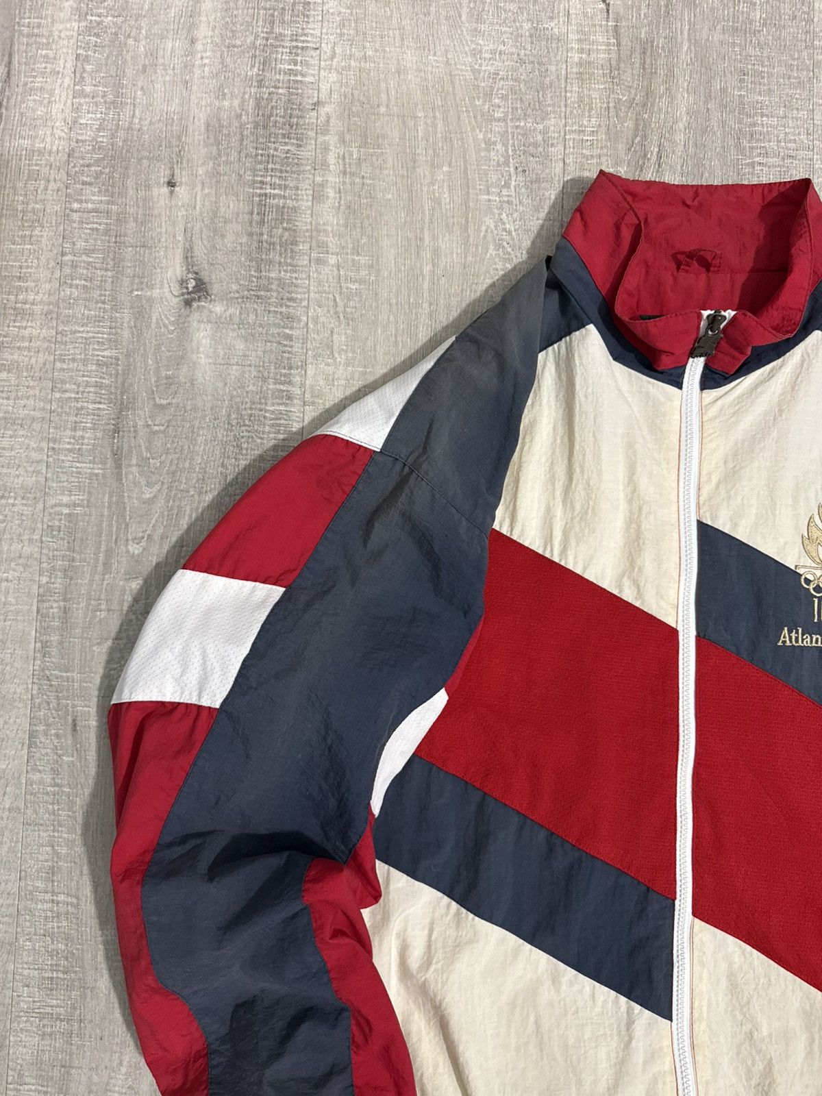 Starter Vintage sun faded atlanta 1996 olympic games starter jacket Size US XL / EU 56 / 4 - 14 Thumbnail