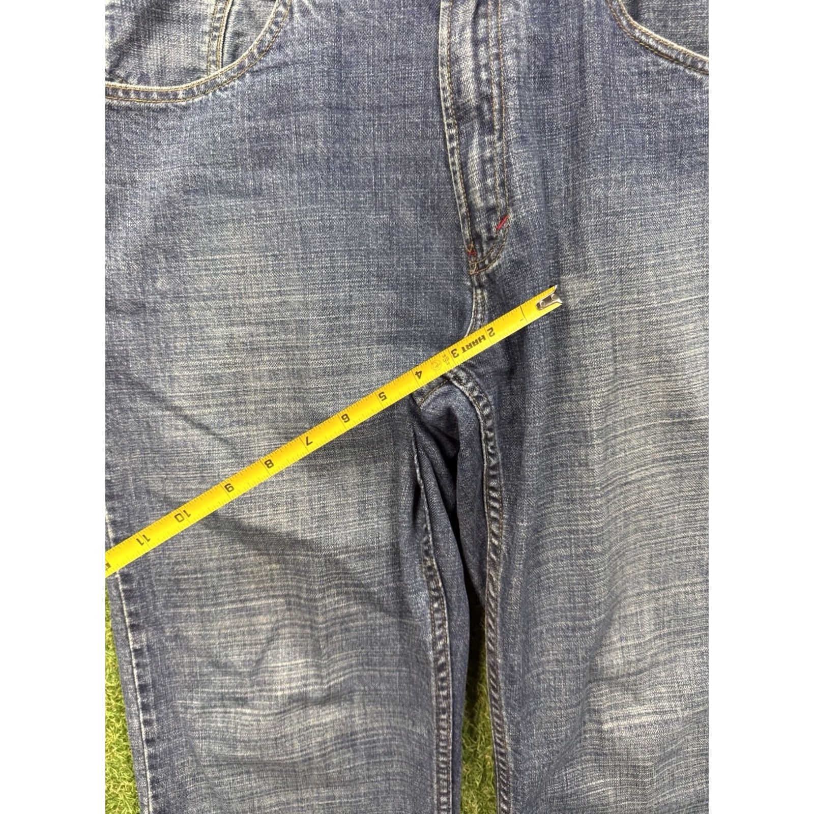 Robert Graham Robert Graham Jeans Mens 34x34 Straight Leg 5-Pocket Denim Blue Relaxed Regular Stretchless Casual Shirt? Size US 34 / EU 50 - 4 Thumbnail