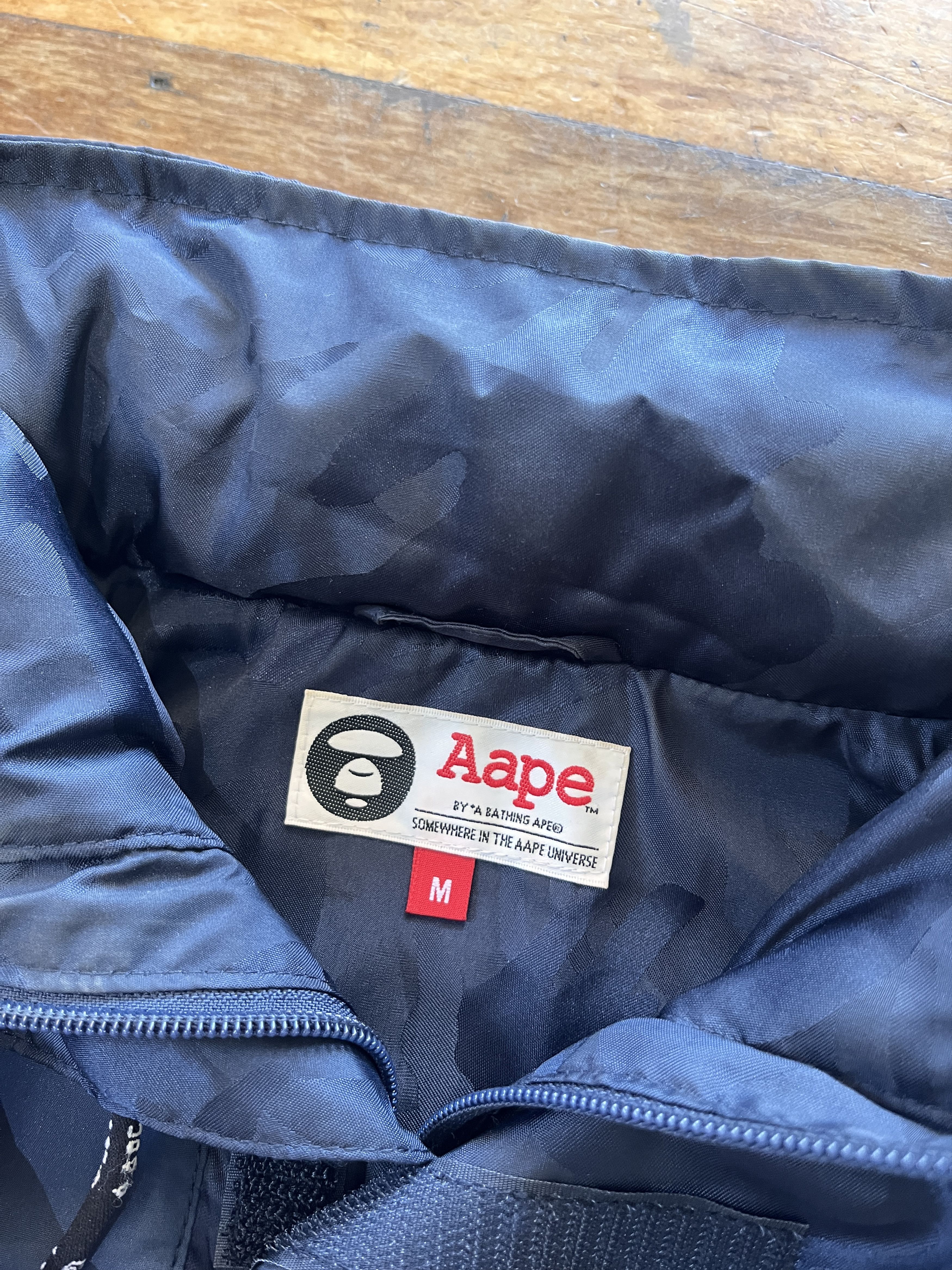 Aape Rare 2017 AApe Now Windbreaker Jacket Navy Size US M / EU 48-50 / 2 - 6 Thumbnail