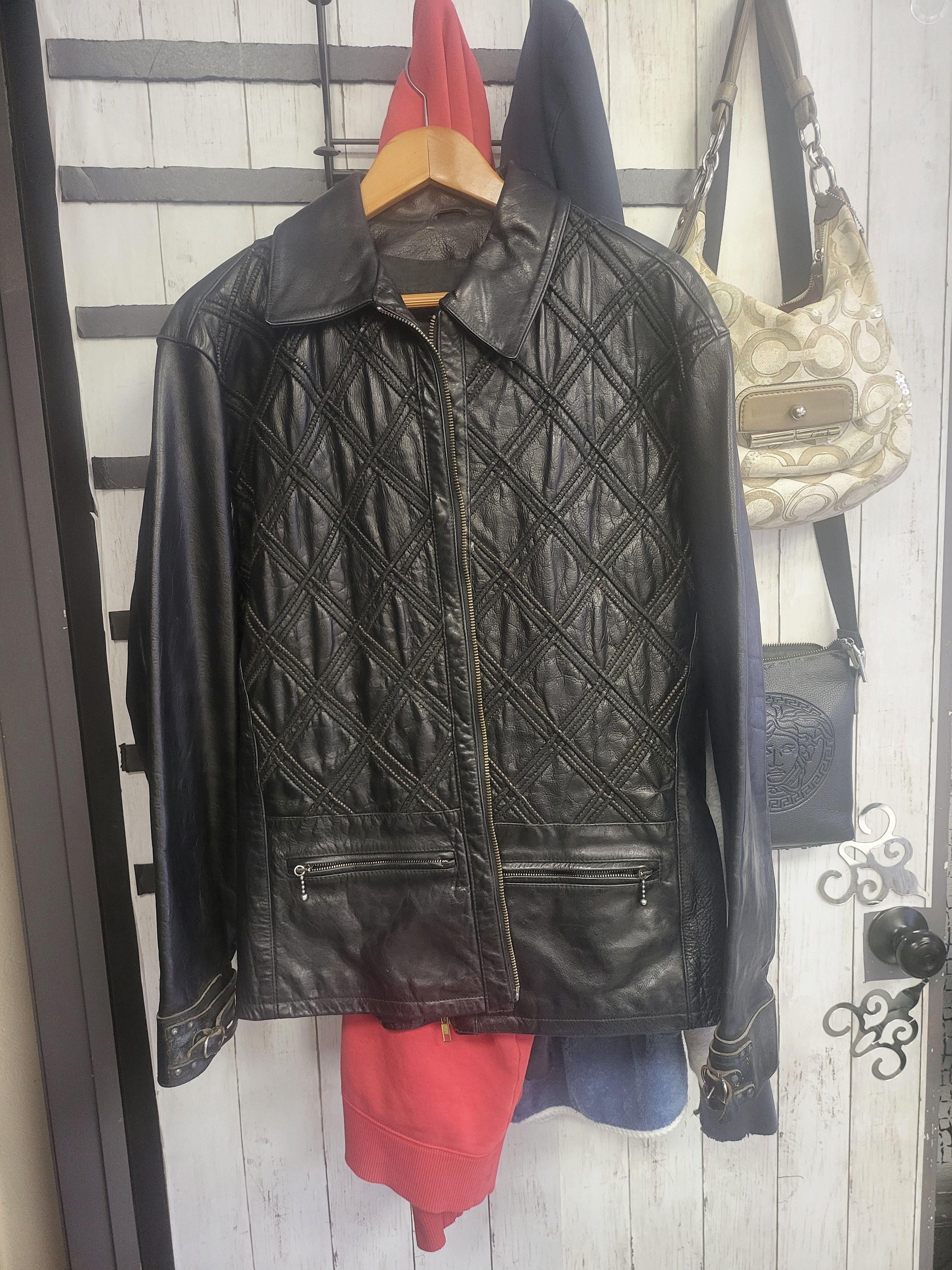 Calugi e Gianelli Rare vintage Leather jacket Size US M / EU 48-50 / 2 - 2 Thumbnail