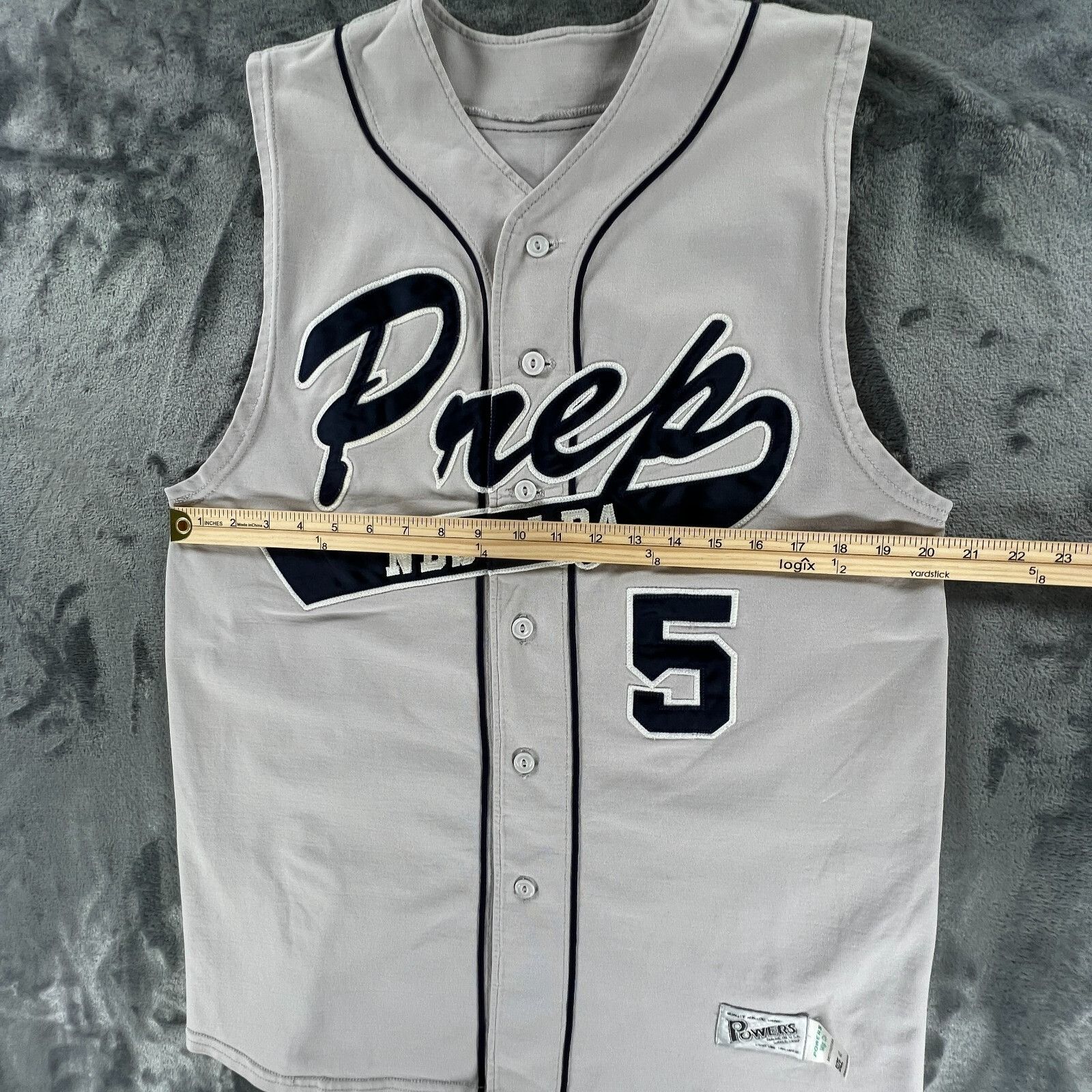 Other Powers Baseball Jersey Men L 40 Vintage North Broward Prep E Size US L / EU 52-54 / 3 - 4 Thumbnail