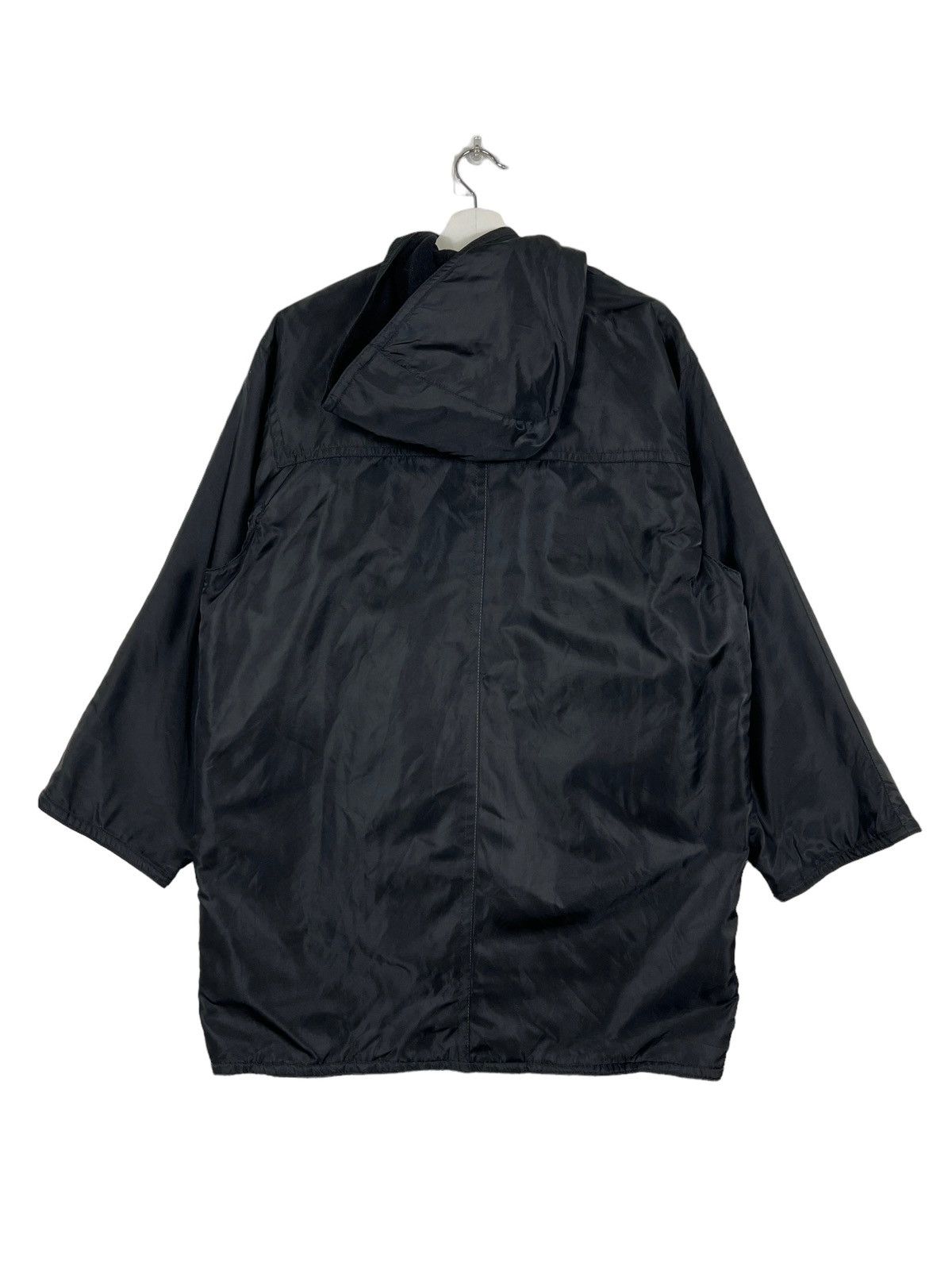 Other 🔥 MARELLA SHADOW BLACK LONG COAT JACKET MADE IN ITALY Size US M / EU 48-50 / 2 - 9 Thumbnail