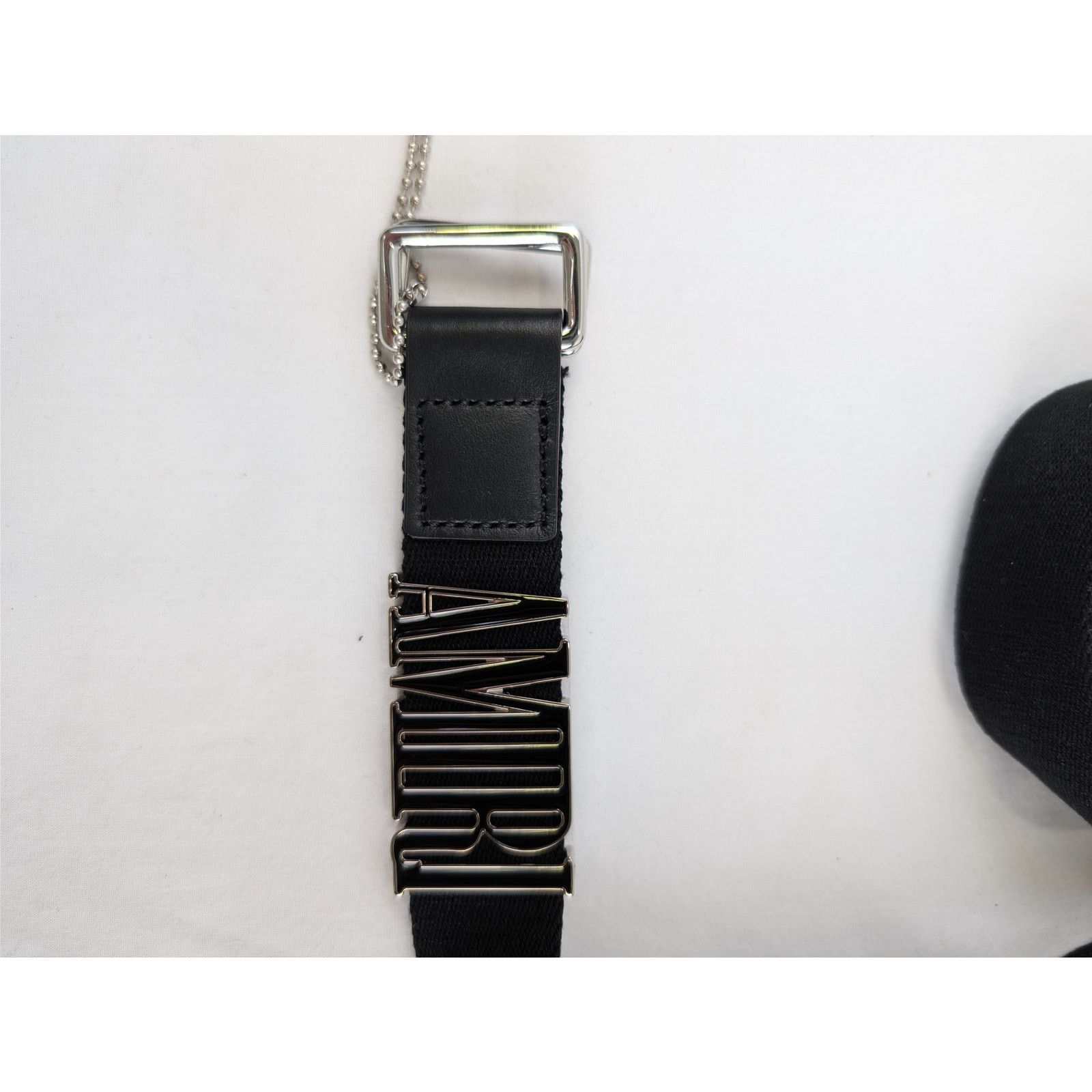 Amiri o1rshd1 Q:4 / Size: OS / 3cm Enamel Skater Belt in Black Size ONE SIZE - 6 Thumbnail