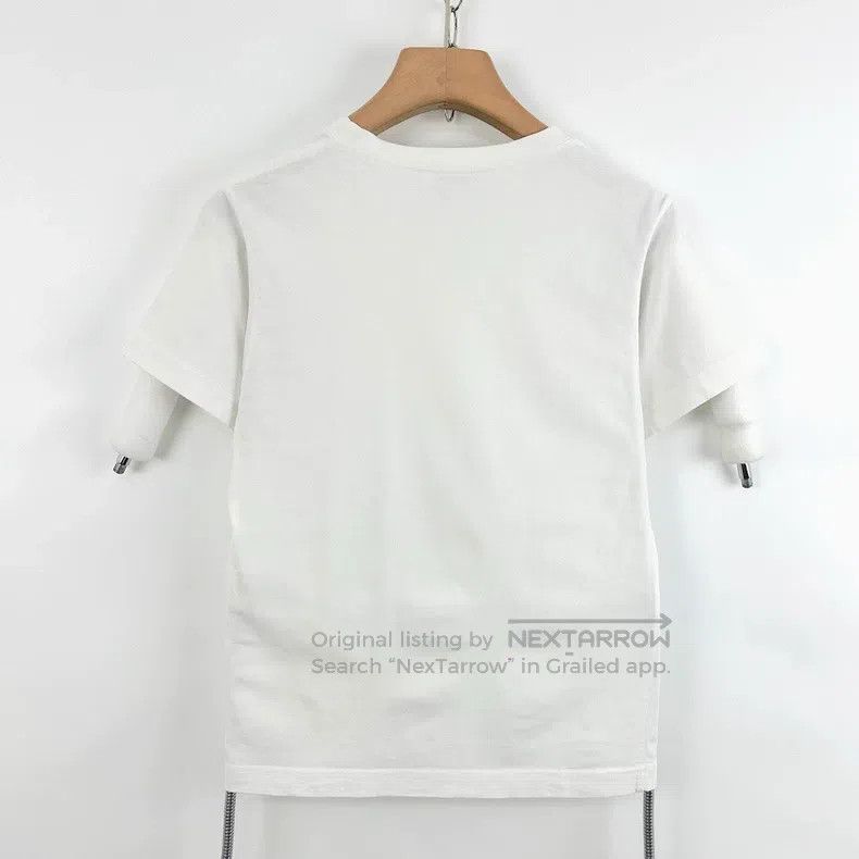 Balenciaga Balenciaga White letter print round-neck T-shirt Size US M / EU 48-50 / 2 - 2 Thumbnail