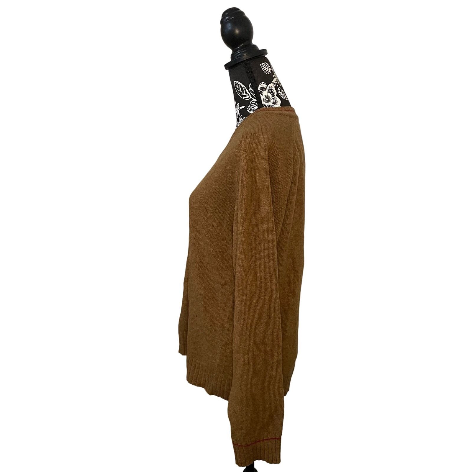 Other FINK Mens Lambs Wool V-Neck Pullover Sweater Tan Size Medium Size US M / EU 48-50 / 2 - 5 Thumbnail
