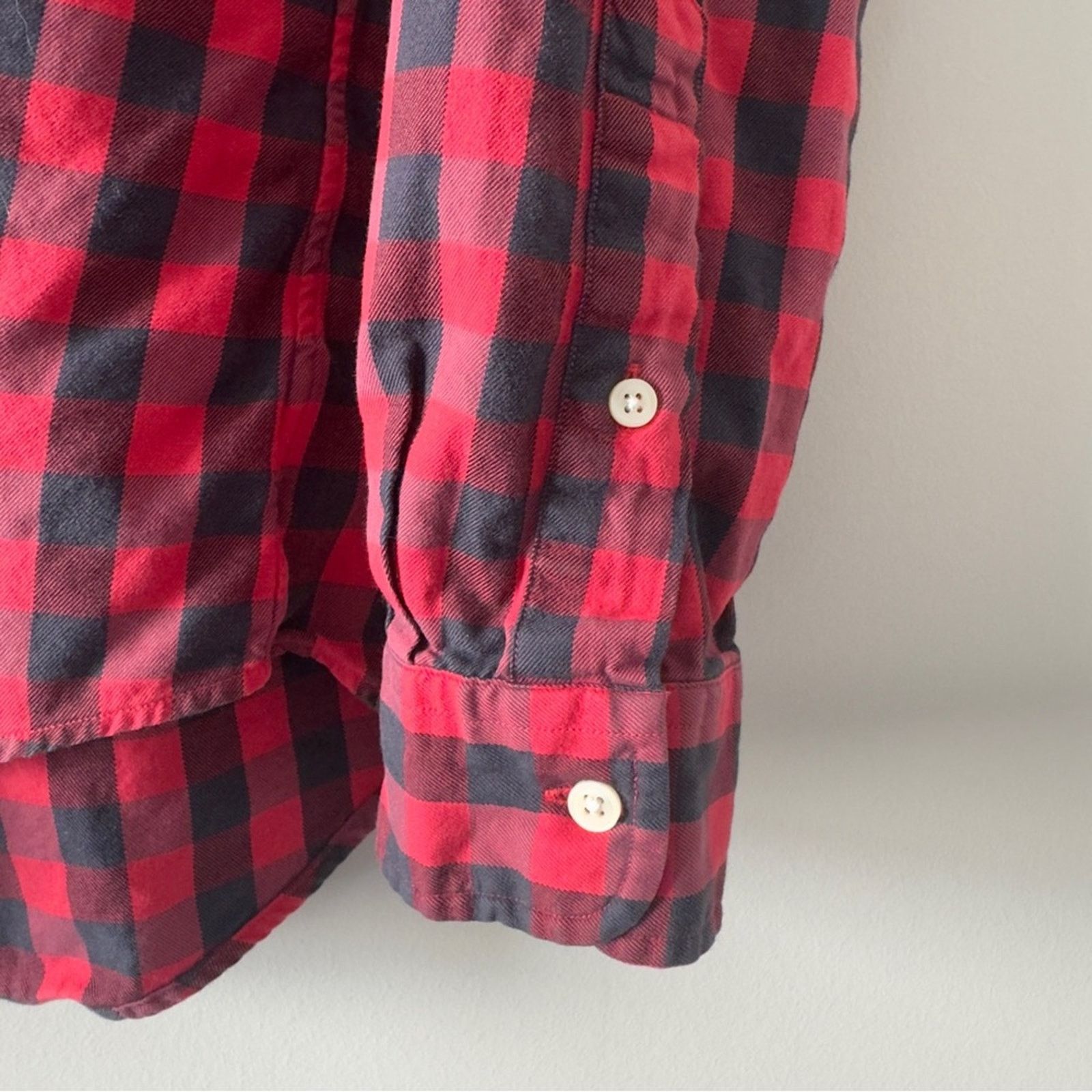 Ralph Lauren Ralph Lauren Classic Fit Performance Red Black Checker EUC Size US M / EU 48-50 / 2 - 5 Thumbnail