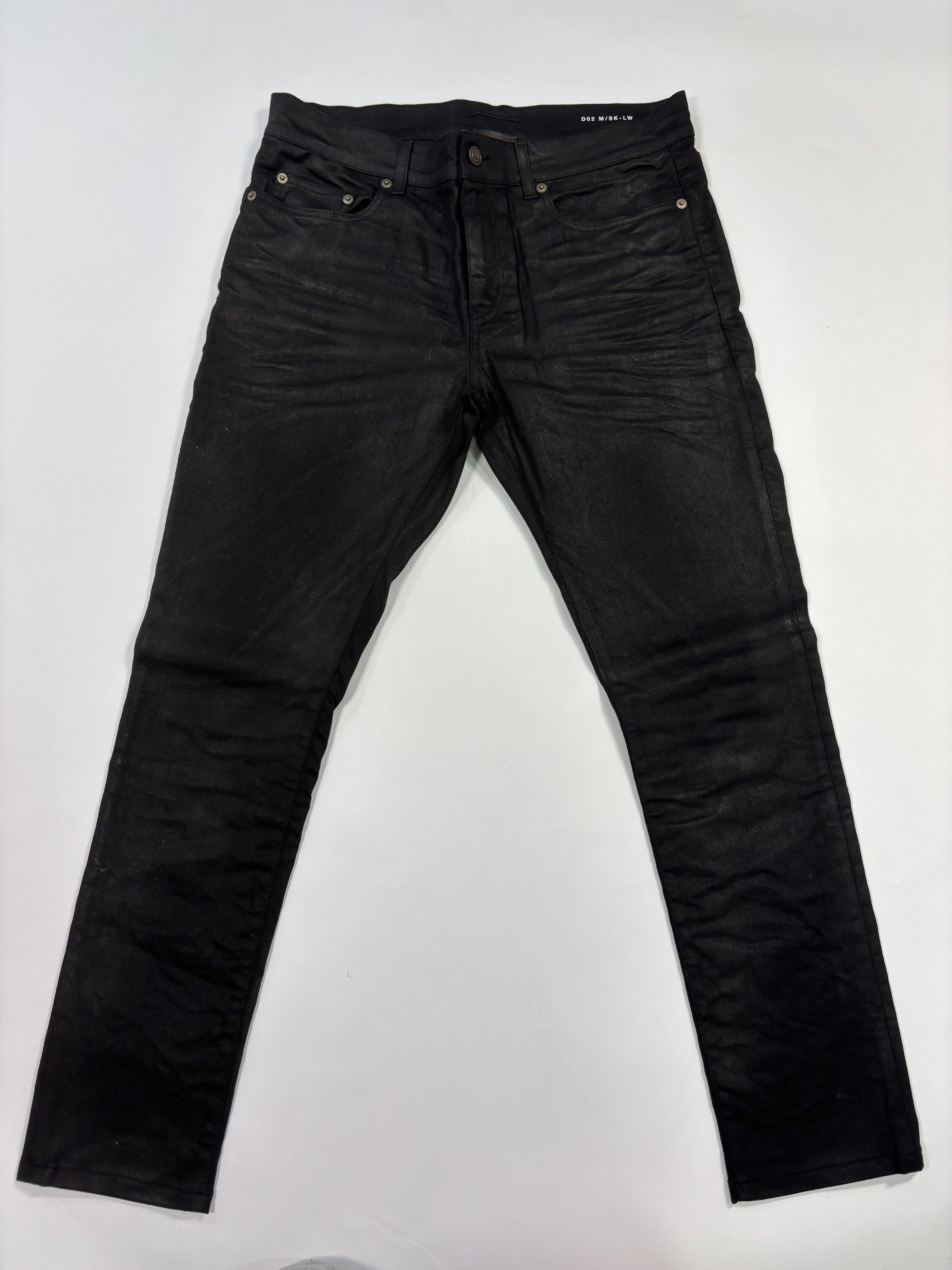 Saint Laurent Paris Saint Laurent Leather Look Pants Size US 32 / EU 48 - 1 Thumbnail