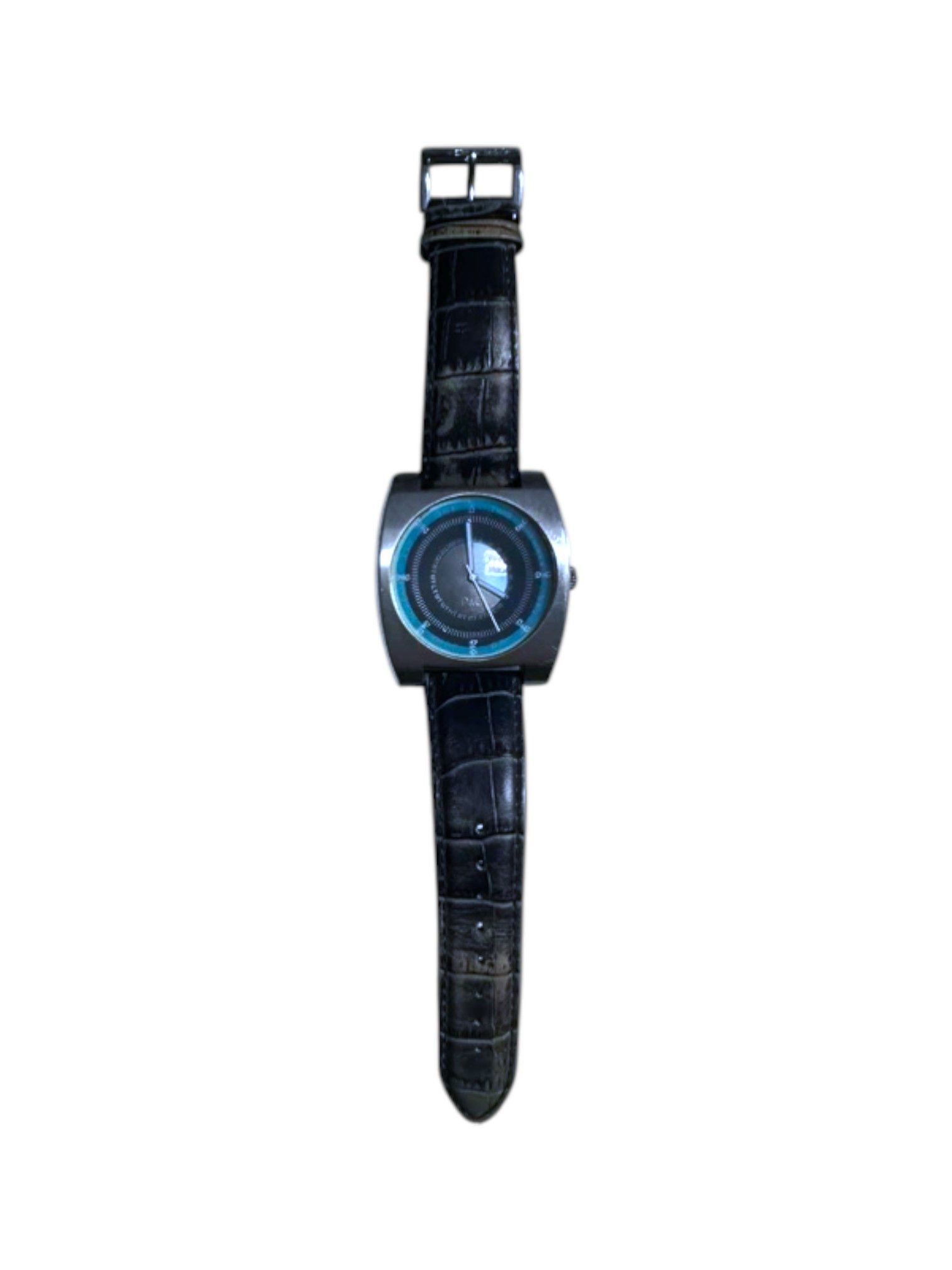 Dolce & Gabbana Dolce & Gabbana D&G Turquoise Dial Stainless Big Steel Watch Size ONE SIZE - 7 Thumbnail