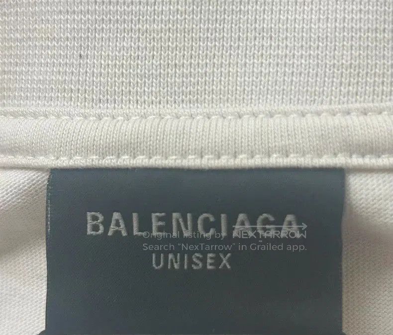 Balenciaga Balenciaga Distressed Logo Short Sleeve Tee. Size US XS / EU 42 / 0 - 3 Thumbnail