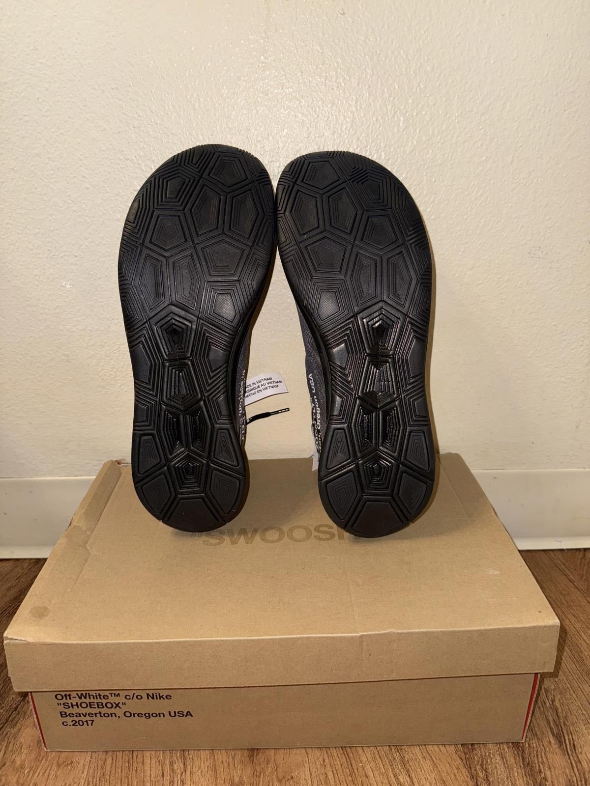 Nike Nike Zoom Fly Off-White Black Silver Size US 15 / EU 48 - 7 Thumbnail