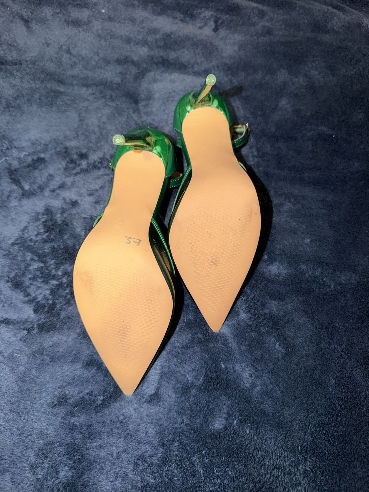 Steve Madden Steve Madden Green Alessi Ankle Strap Stilleto Heels Sz 5.5 Size US 5.5 / IT 35.5 - 4 Thumbnail