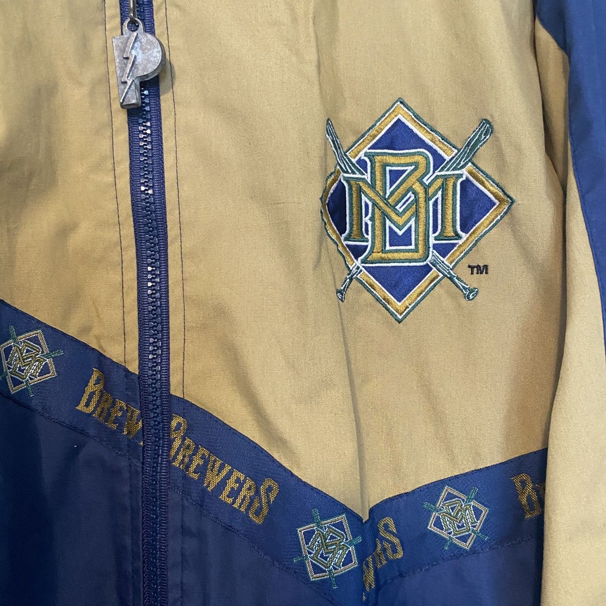 MLB Vintage Milwaukee Brewers MLB Pro Player Jacket Size US XL / EU 56 / 4 - 4 Thumbnail