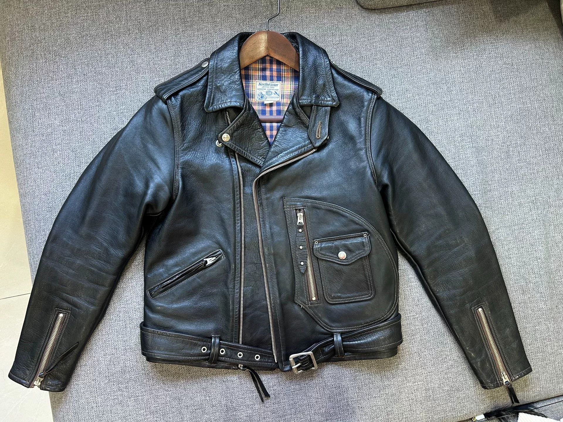 TOYS McCOY vintage black leather motorcycle jacket Size US M / EU 48-50 / 2 - 1 Thumbnail