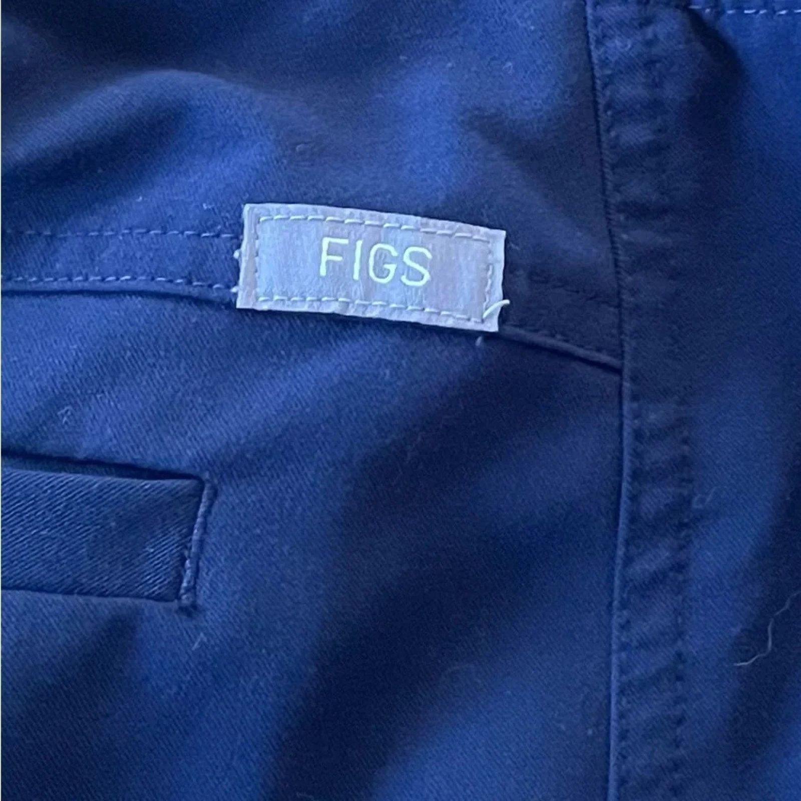 The Unbranded Brand FIGS Axim navy blue cargo scrub pants, size XXL Size US 38 / EU 54 - 4 Thumbnail