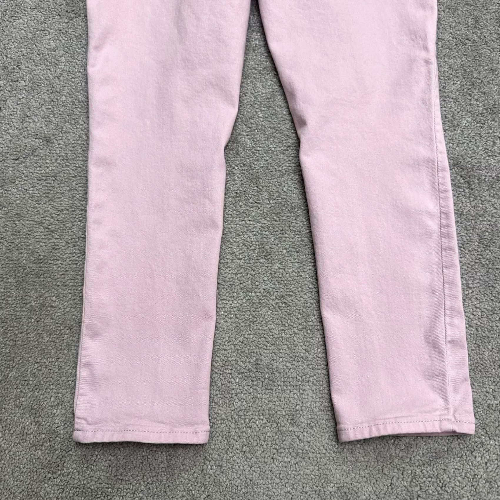 Levi's Levi's 711 Skinny Jeans Womens 30 Light Pink Mid Rise Stretch Denim 5-Pocket City 2000s Mens Women Girls Size 30" / US 8 / IT 44 - 7 Thumbnail