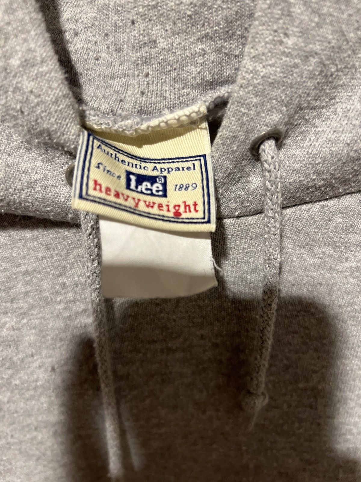 Vintage Vintage Blank Grey Hoodie Lee Heavyweight Size XL Size US L / EU 52-54 / 3 - 5 Thumbnail