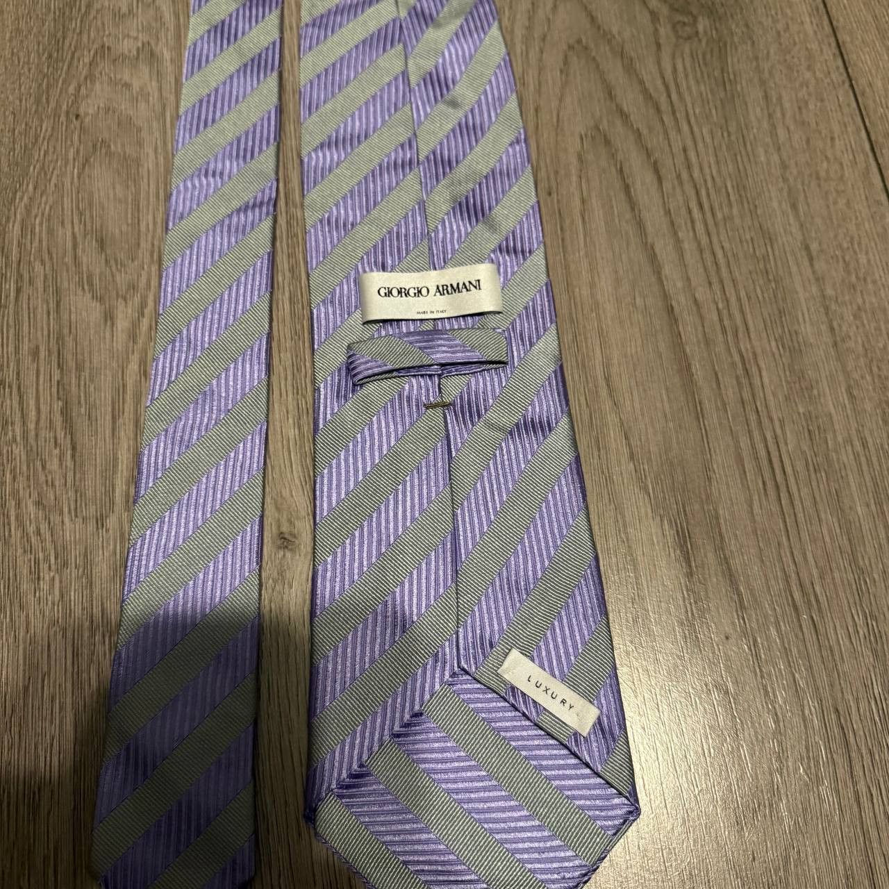 Giorgio Armani giorgio armani tie silk mens striped Size ONE SIZE - 4 Thumbnail