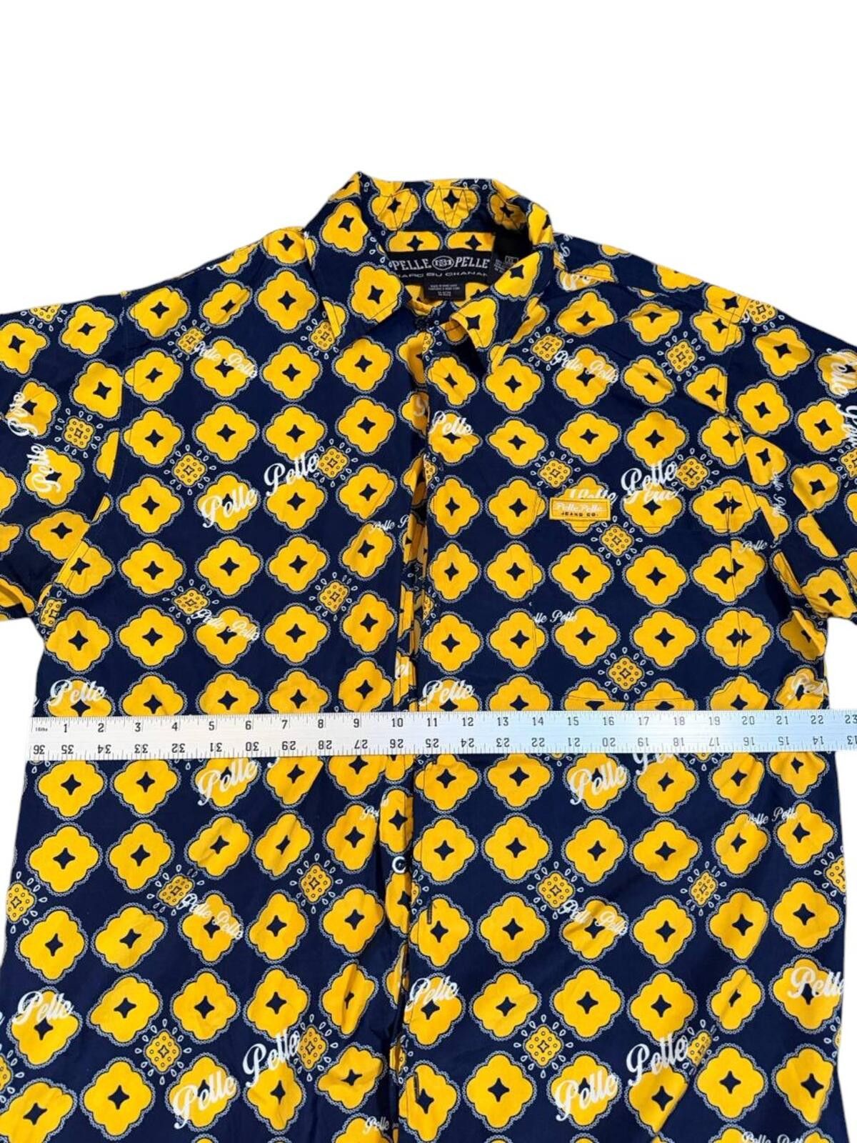 Pelle Pelle Pelle Pelle by Marc Buchanan Allover Print Button Up Shirt Size US XL / EU 56 / 4 - 2 Thumbnail