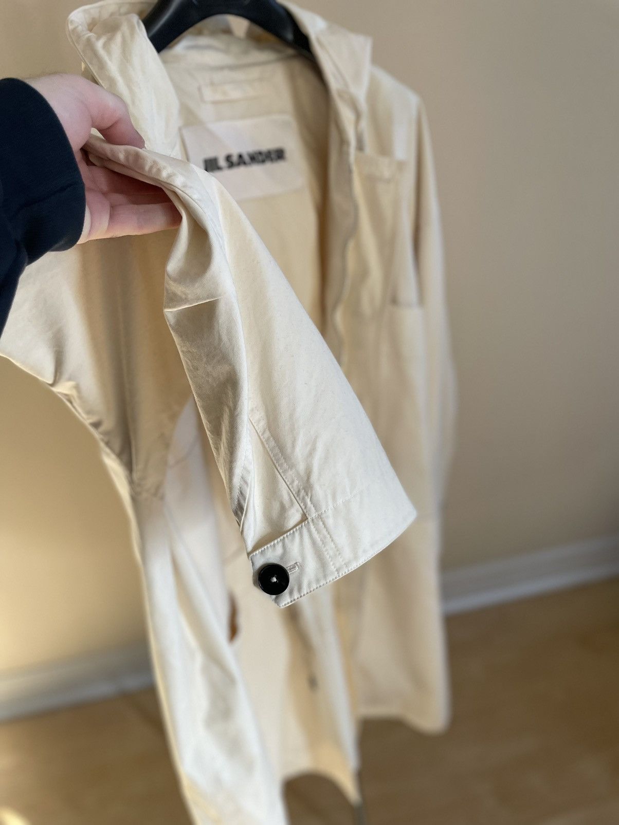 Jil Sander Jil Sander White Hooded Parka Size US XL / EU 56 / 4 - 4 Thumbnail