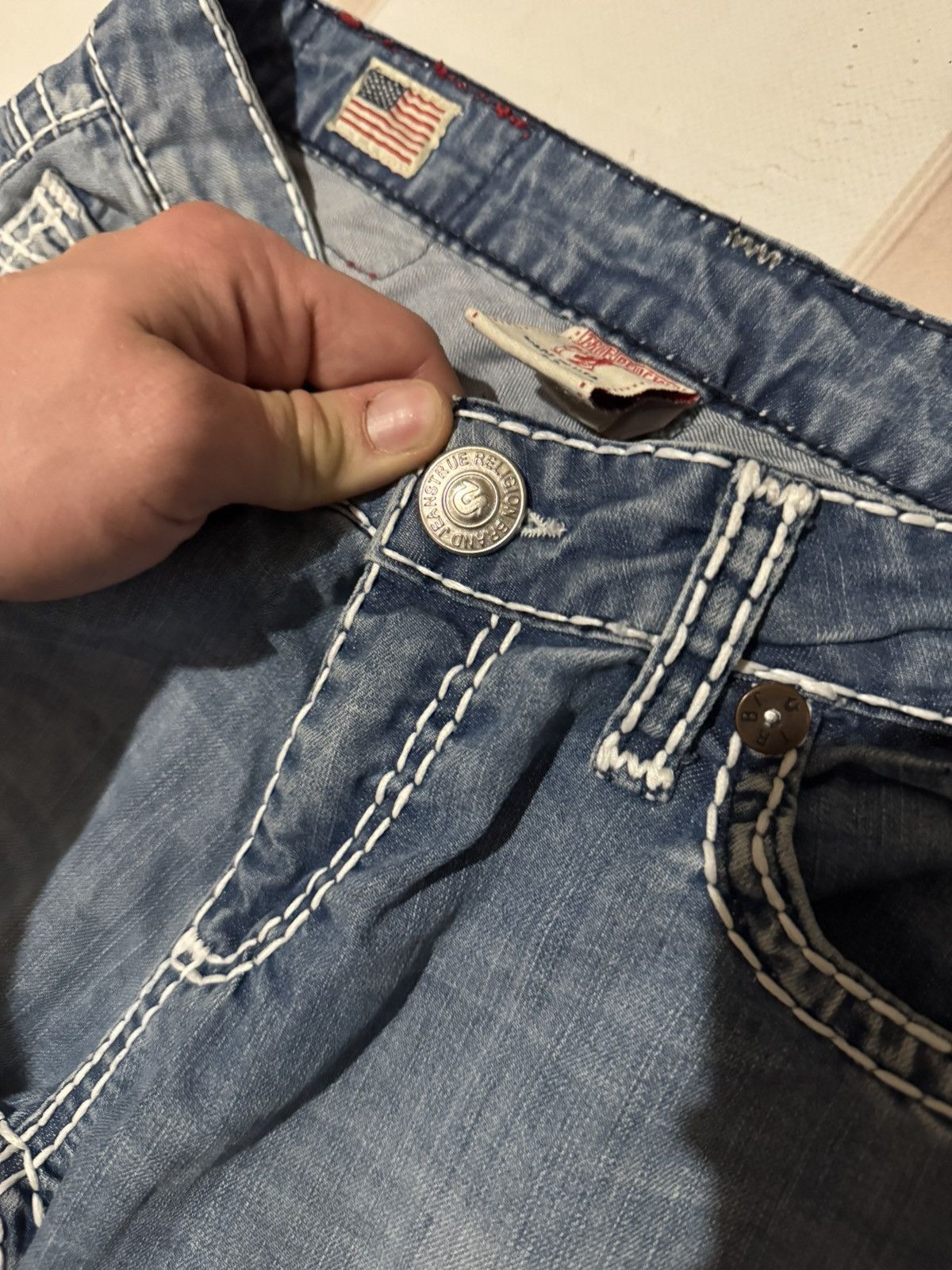 True Religion True Religion Denim Jeans – Iconic Stitching / Clean Wash Size US 32 / EU 48 - 9 Thumbnail
