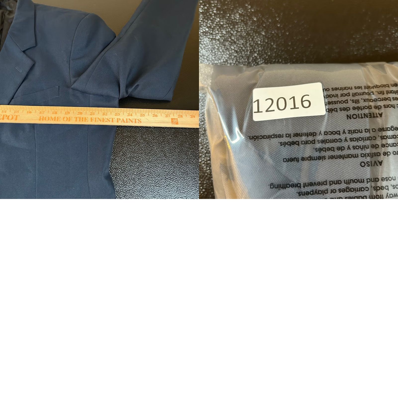 Vintage Duke Blazer Mens 44 Regular Blue Two Button Formal Jacket/Coat Size 44R - 9 Thumbnail