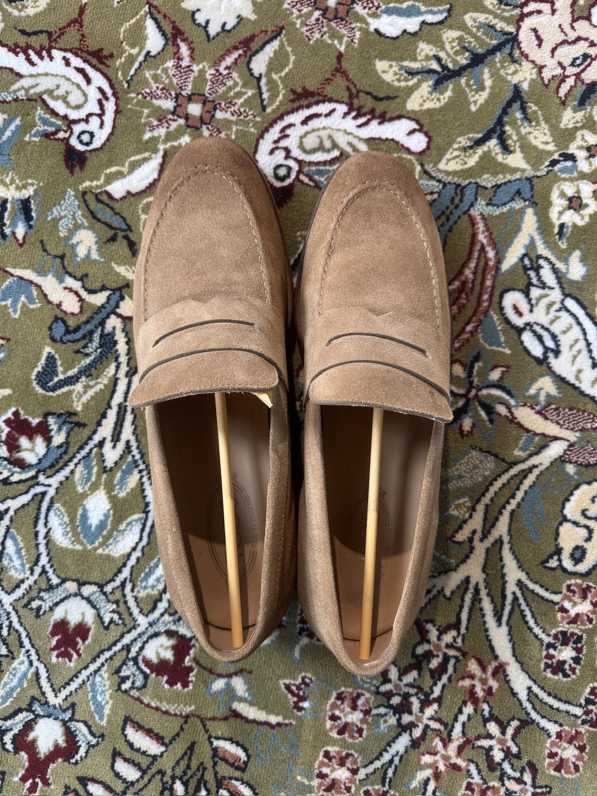 Tod's Mens Tod’s Suede Loafers Size US 10 / EU 43 - 5 Thumbnail