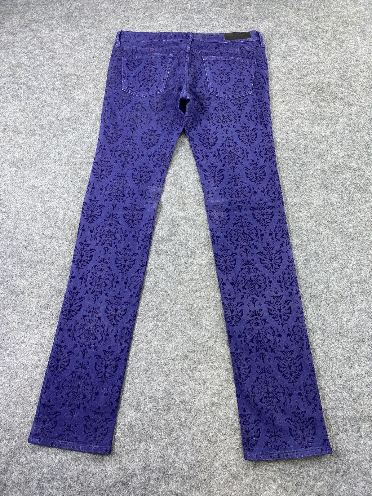 Jean Vintage Back Number Paisley Jeans - J1039 Size US 31 - 5 Thumbnail