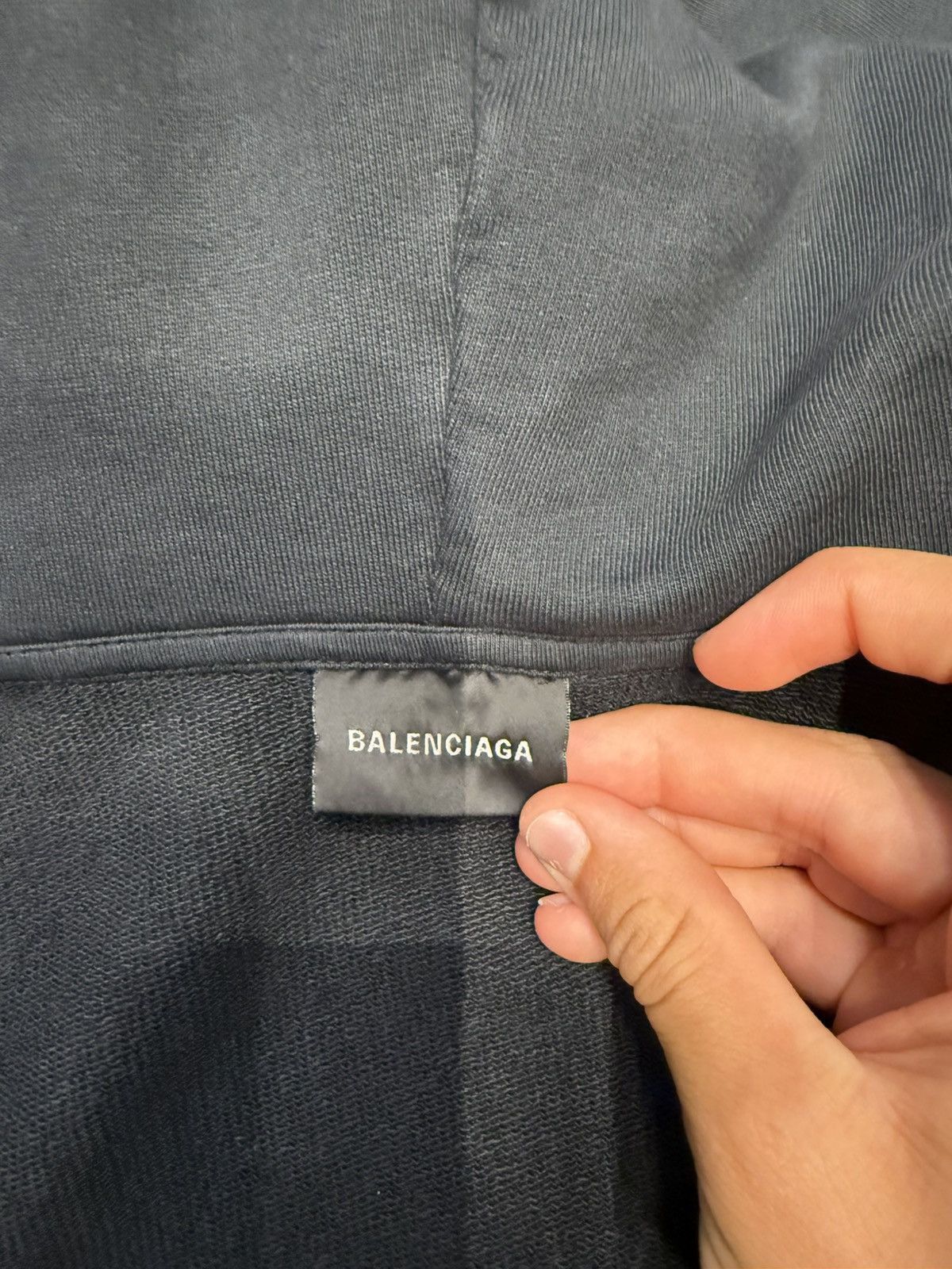 Balenciaga Balenciaga Tape Type Zip Up Ripped Pockets Hoodie Size US XXL / EU 58 / 5 - 2 Thumbnail