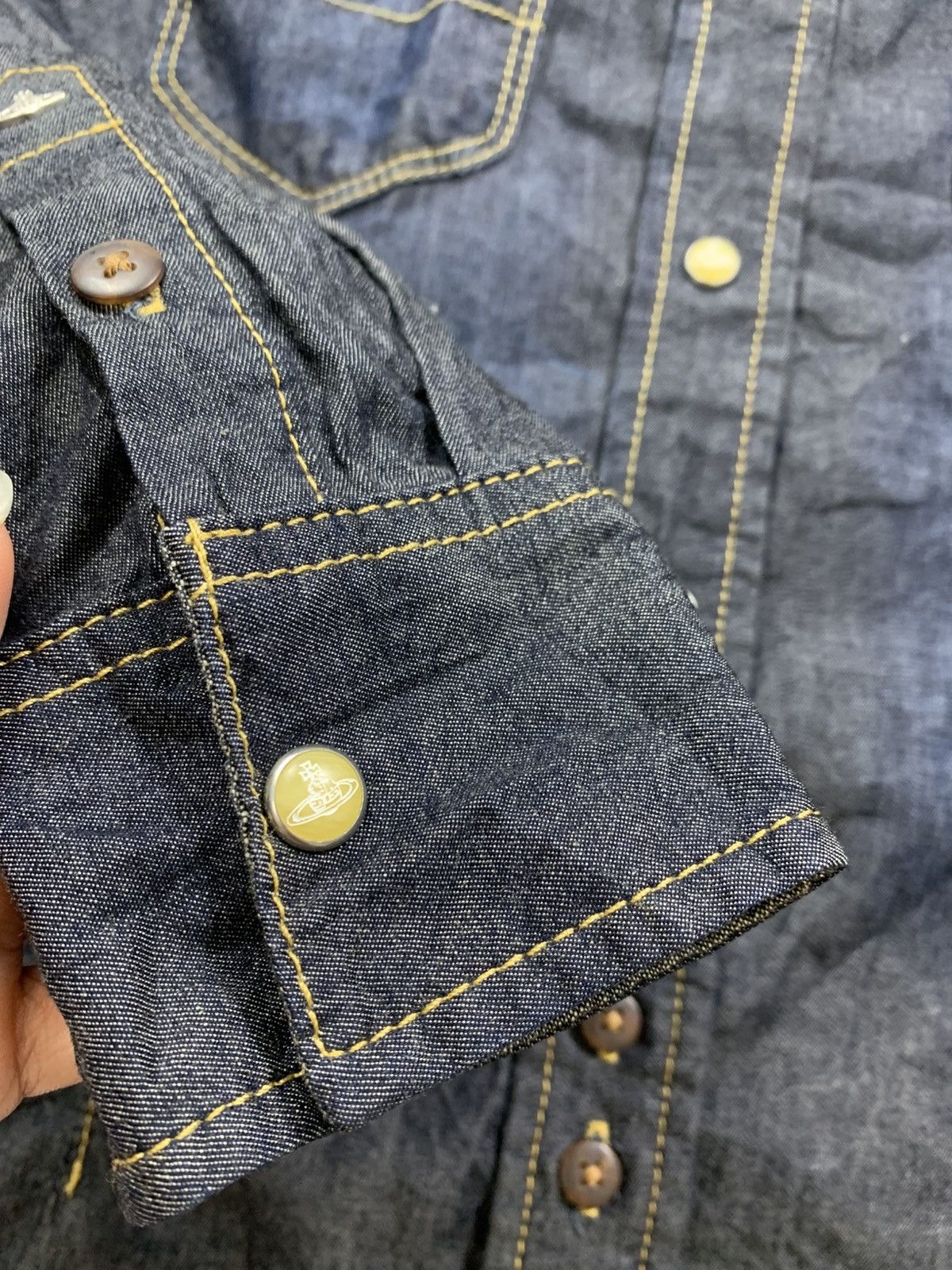 Vivienne Westwood Viviene Westwood denim Button up shirt Size US S / EU 44-46 / 1 - 6 Thumbnail