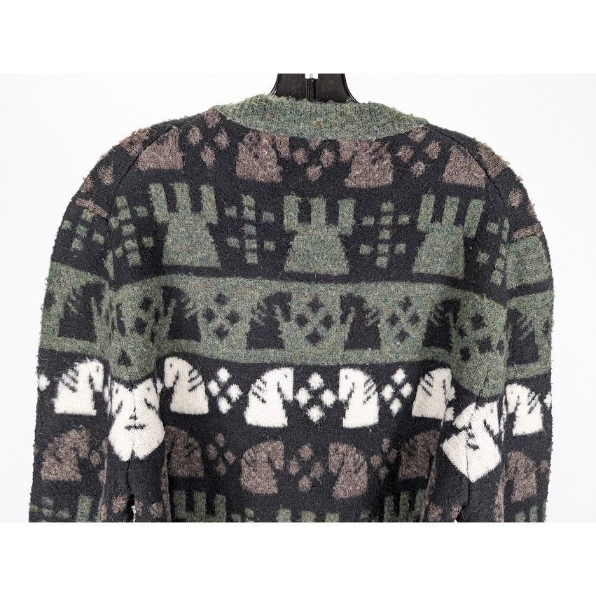 Burberry o1rshd1 Chess Pattern Sweater in Black/Multi Size US L / EU 52-54 / 3 - 11 Thumbnail