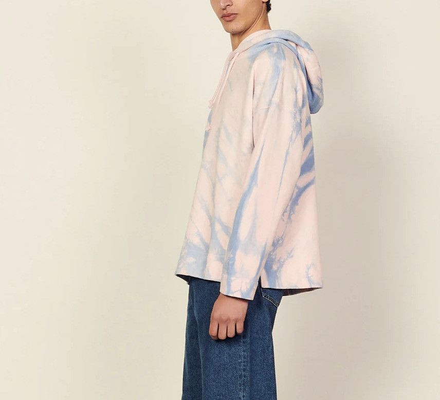 Sandro Sandro Tie Dye Cotton Hoodie Blue / Pink ( S ) Size US S / EU 44-46 / 1 - 1 Thumbnail
