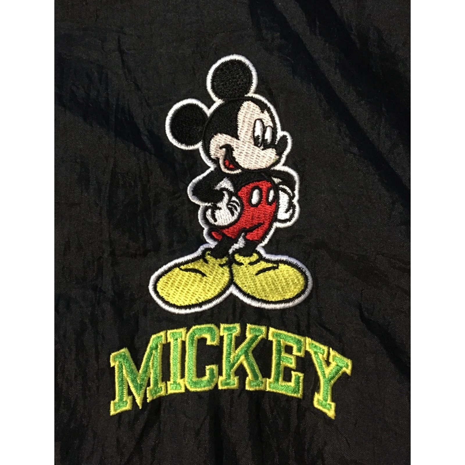 Disney VINTAGE 90s Mickey Mouse Spellout Windbreaker Jacket M Black Mens Disney Shirt? Size US M / EU 48-50 / 2 - 3 Thumbnail