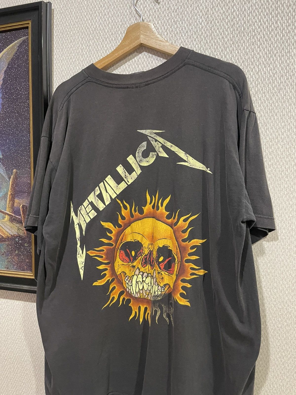 Vintage Vintage 1990s Metallica Pushead Sun | Grailed