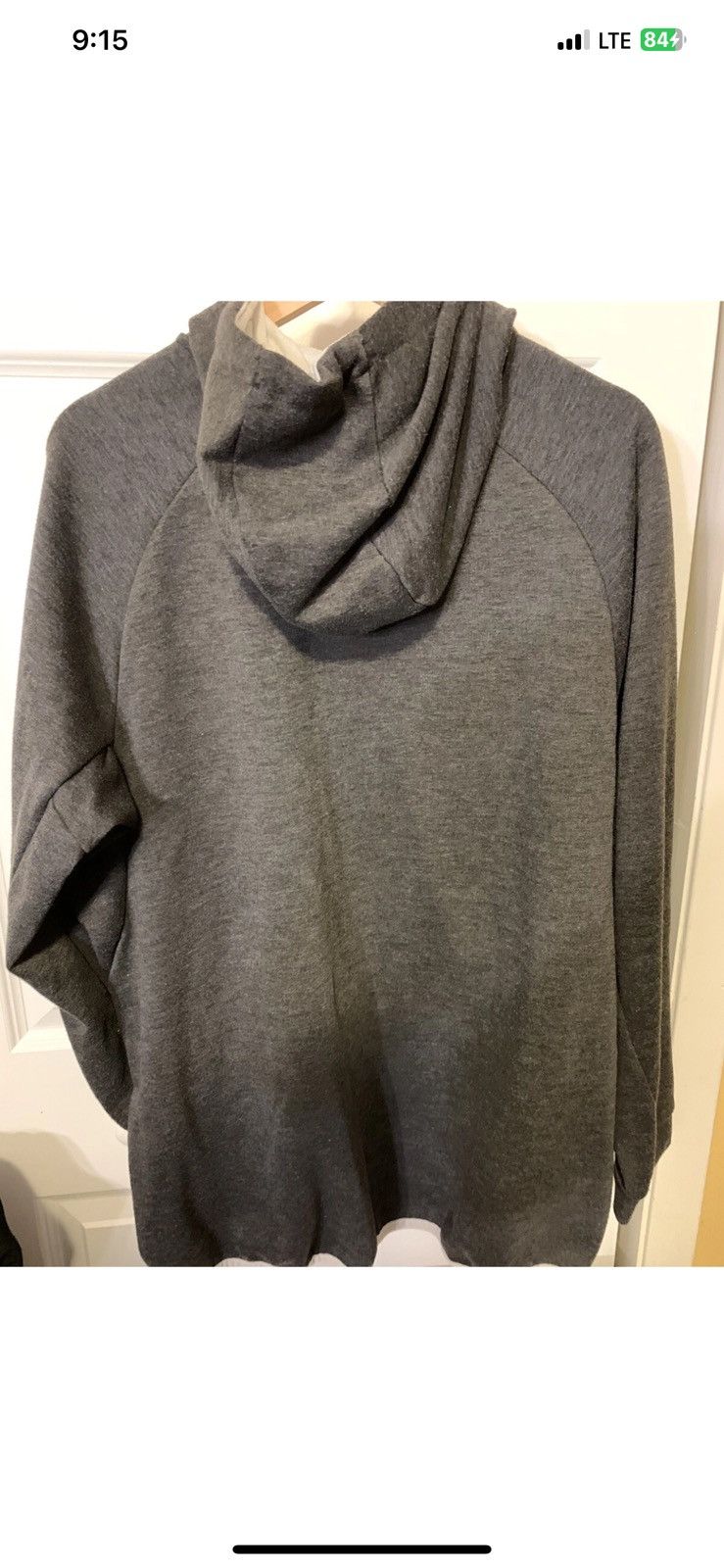 PONY Pony mens sz XL gray hoodie Size US XL / EU 56 / 4 - 7 Thumbnail