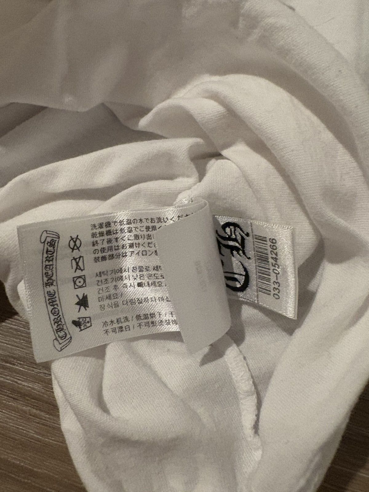 Chrome Hearts Chrome Hearts White T-Shirt Size US S / EU 44-46 / 1 - 5 Thumbnail