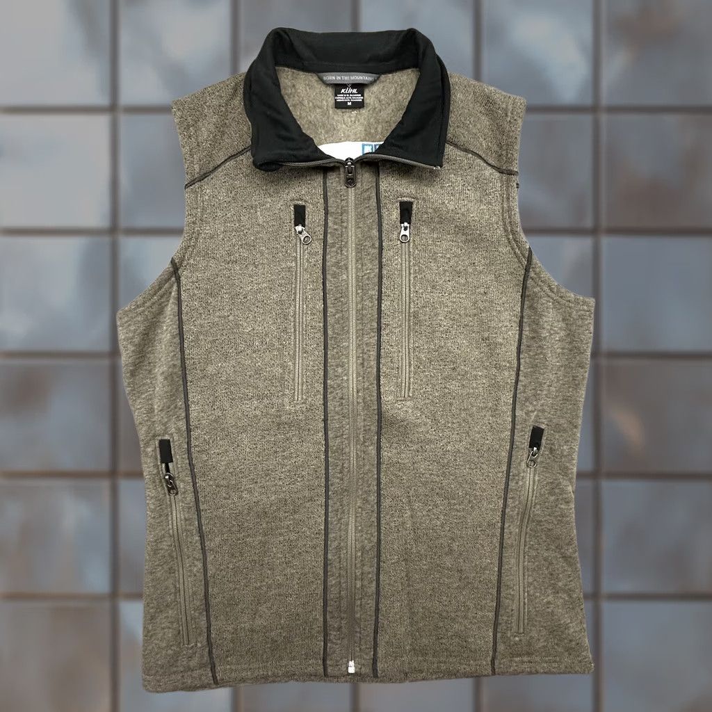 Vintage Kuhl Vest Mens M Brown Fleece Pockets Full Zip Stand-Up Collar Quilted Outdoor 3110 Size US M / EU 48-50 / 2 - 1 Thumbnail