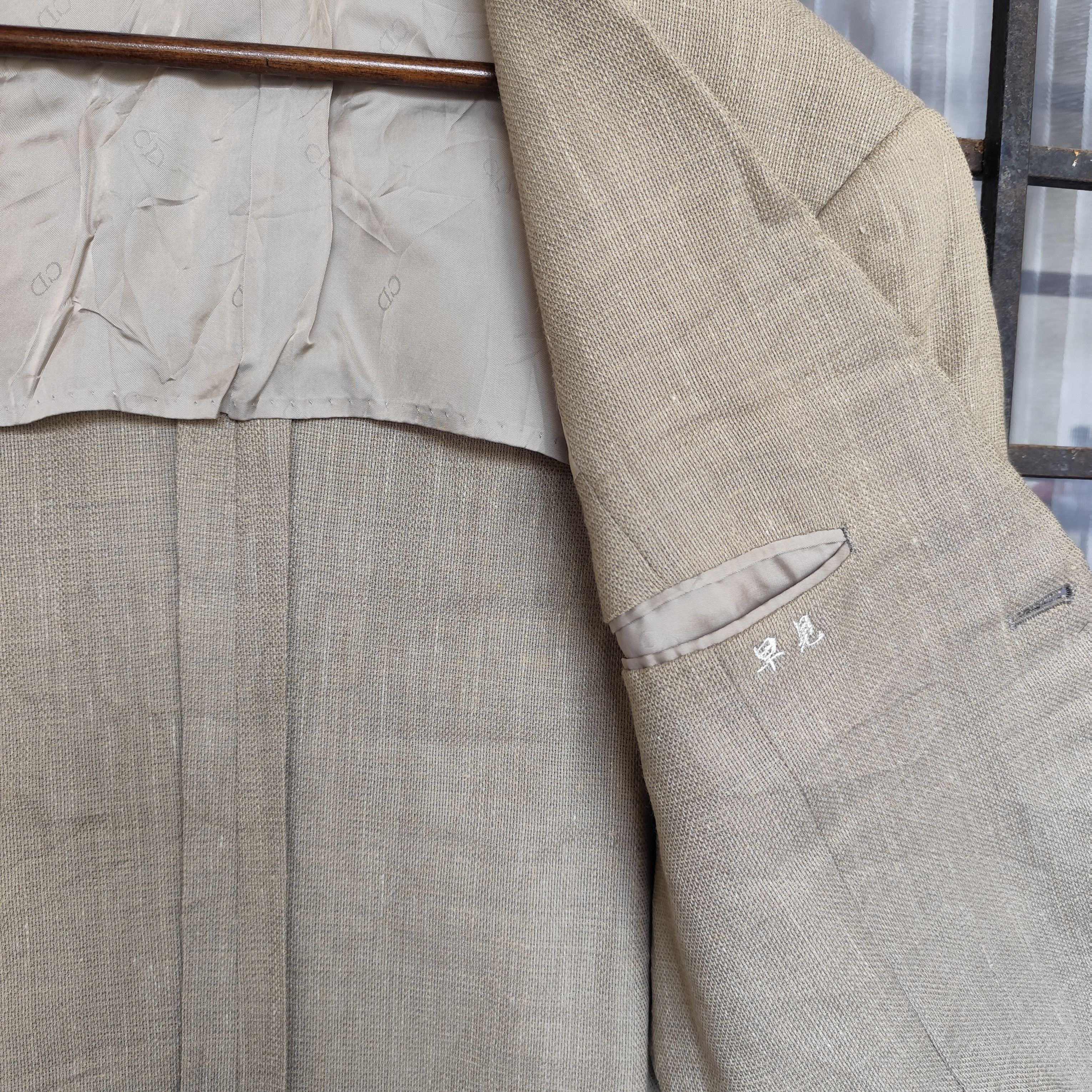 Christian Dior Monsieur 🇯🇵VINTAGE CHRISTIAN DIOR BLAZER MADE IN JAPAN SIZE LL Size 42L - 11 Thumbnail