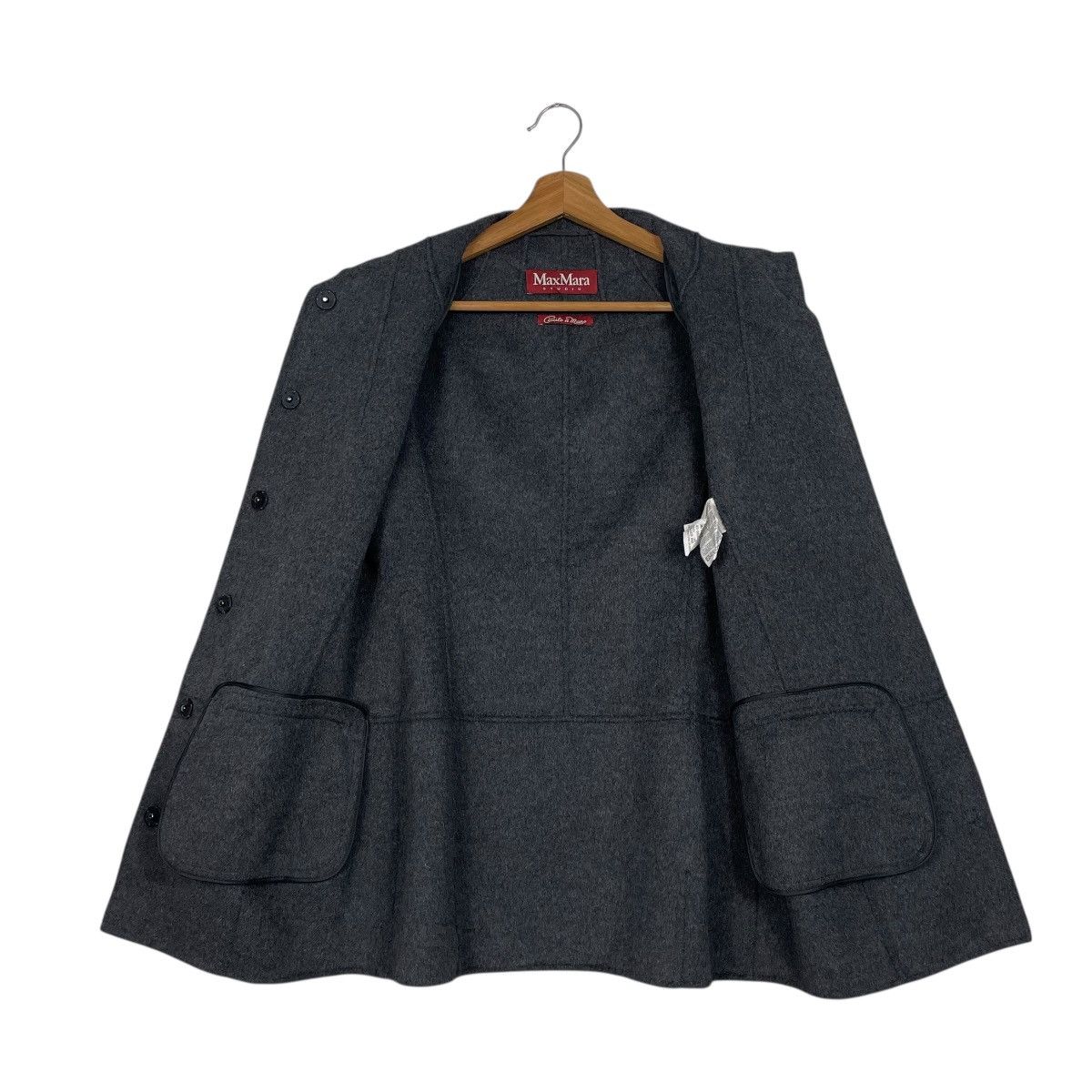 Max Mara Max Mara Studio Angora Jacket Size XS / US 0-2 / IT 36-38 - 11 Thumbnail