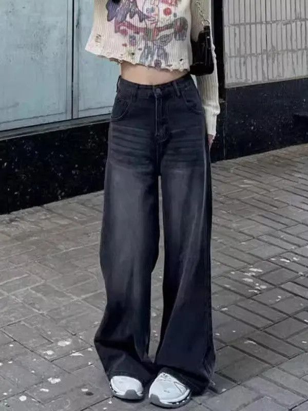 Japanese Brand × Jean Retro loose straight leg high street jeans Size US 32 / EU 48 - 1 Thumbnail