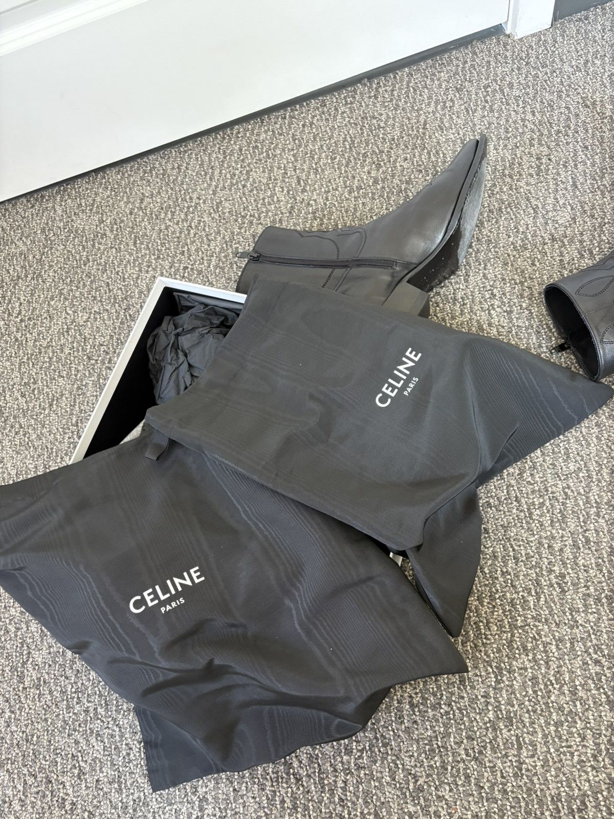 Celine Celine western zip boots Size US 12 / EU 45 - 9 Thumbnail