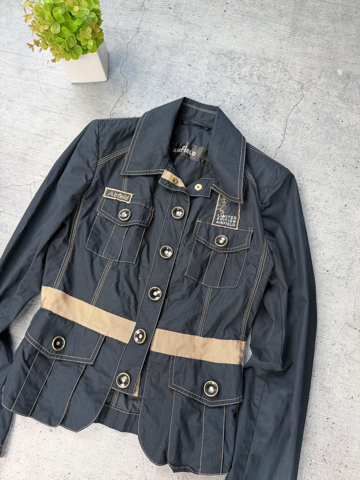 Hysteric Glamour Japan Cropped Miss Sixty Style Denim Avantgarde Jacket Y2K Size M / US 6-8 / IT 42-44 - 3 Thumbnail