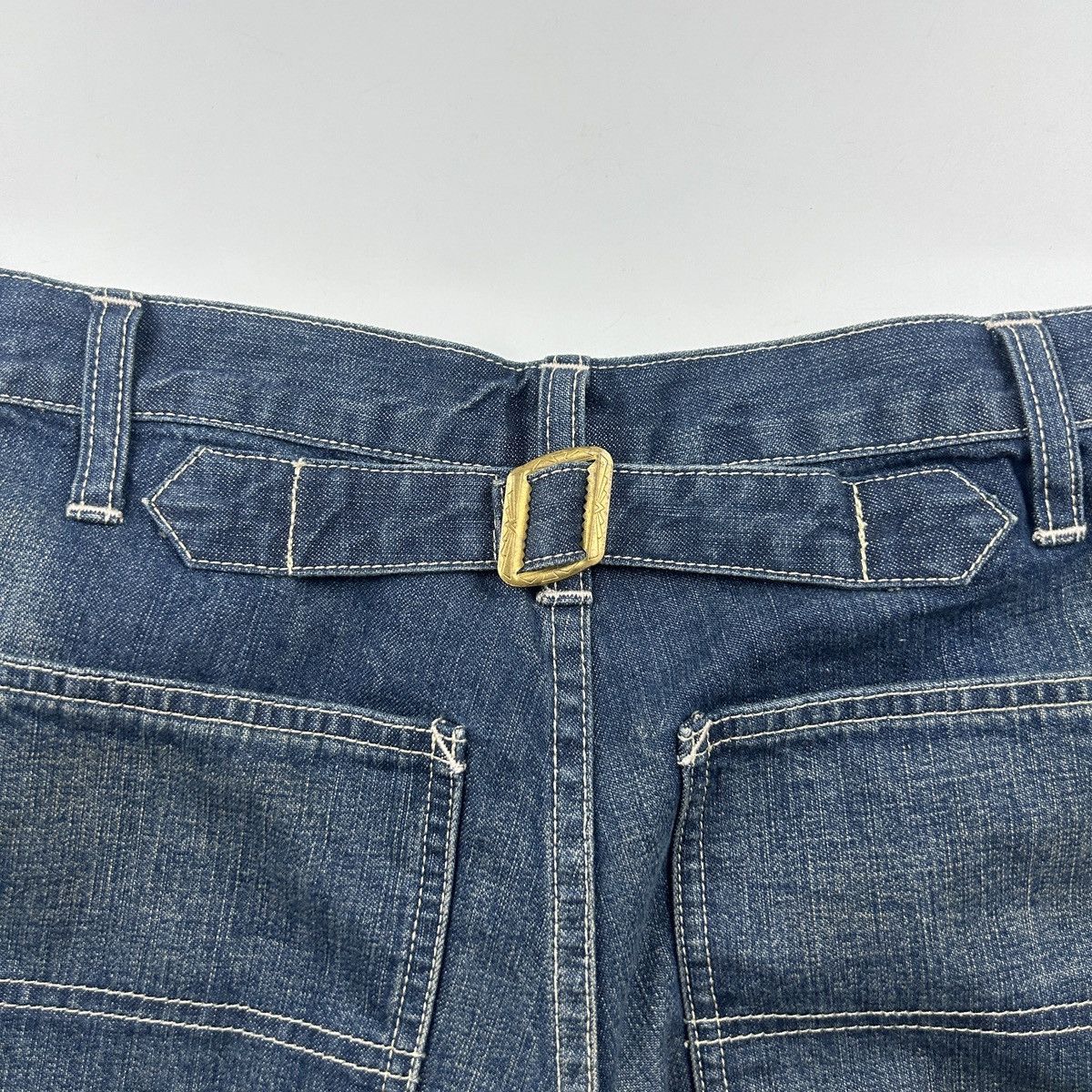 RRL Ralph Lauren RRL Ralph Lauren Paint Indigo Pants Size US 35 - 7 Thumbnail