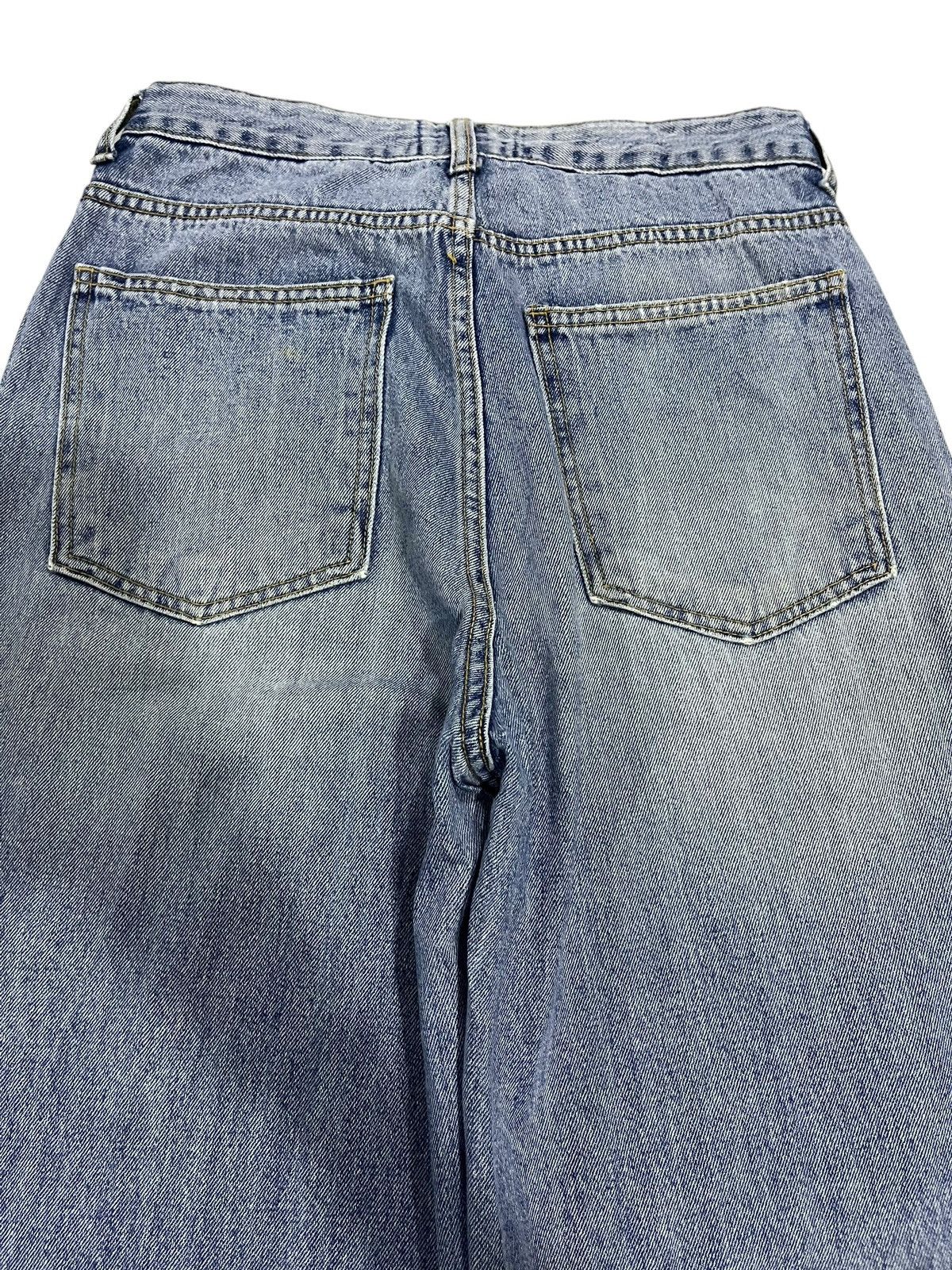 If Six Was Nine × Japanese Brand × Le Grande Bleu (L.G.B.) BAGGY💥 JAPANESE BRAND Y2K WASHED BLUE DENIM PANTS Size US 29 - 8 Thumbnail