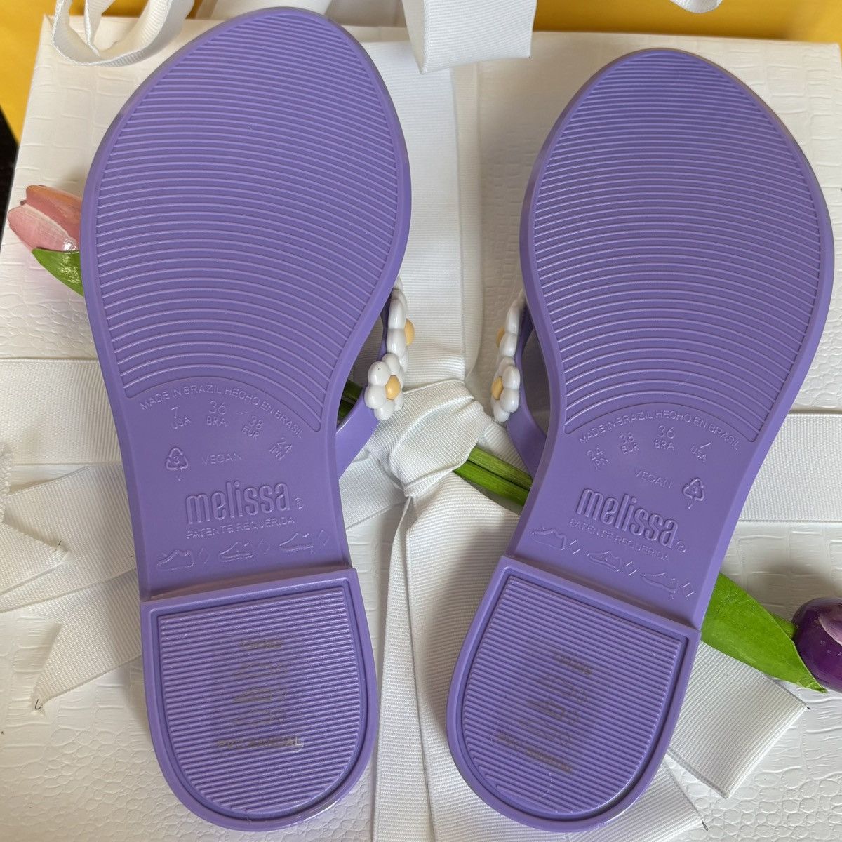 Melissa Flip Flops Size US 7 / IT 37 - 3 Thumbnail