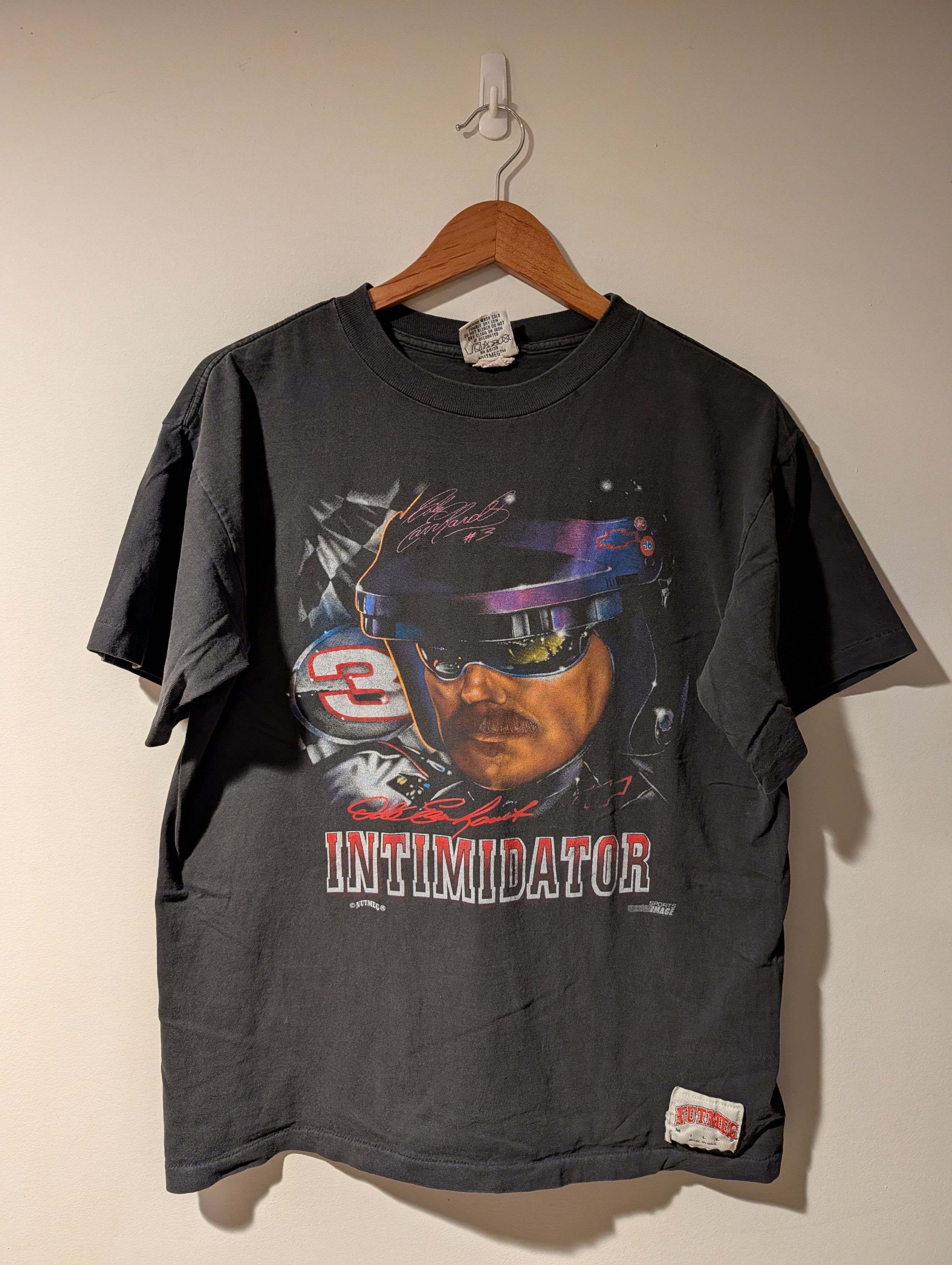 NASCAR Vintage NASCAR Shirt Dale Earnhardt The Intimidator Racing Size US M / EU 48-50 / 2 - 1 Thumbnail