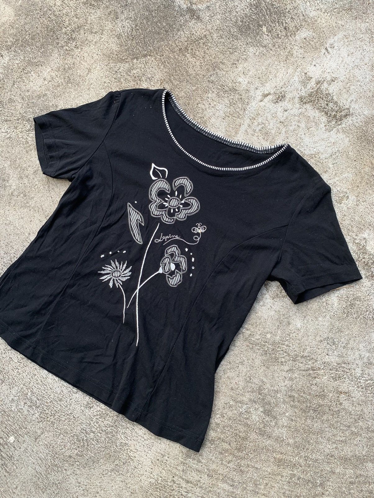 Beauty Beast × Hysteric Glamour × If Six Was Nine 🌼FLOWER LAPINE BLANCHE TEE SHIRT🌼 Size M / US 6-8 / IT 42-44 - 3 Thumbnail