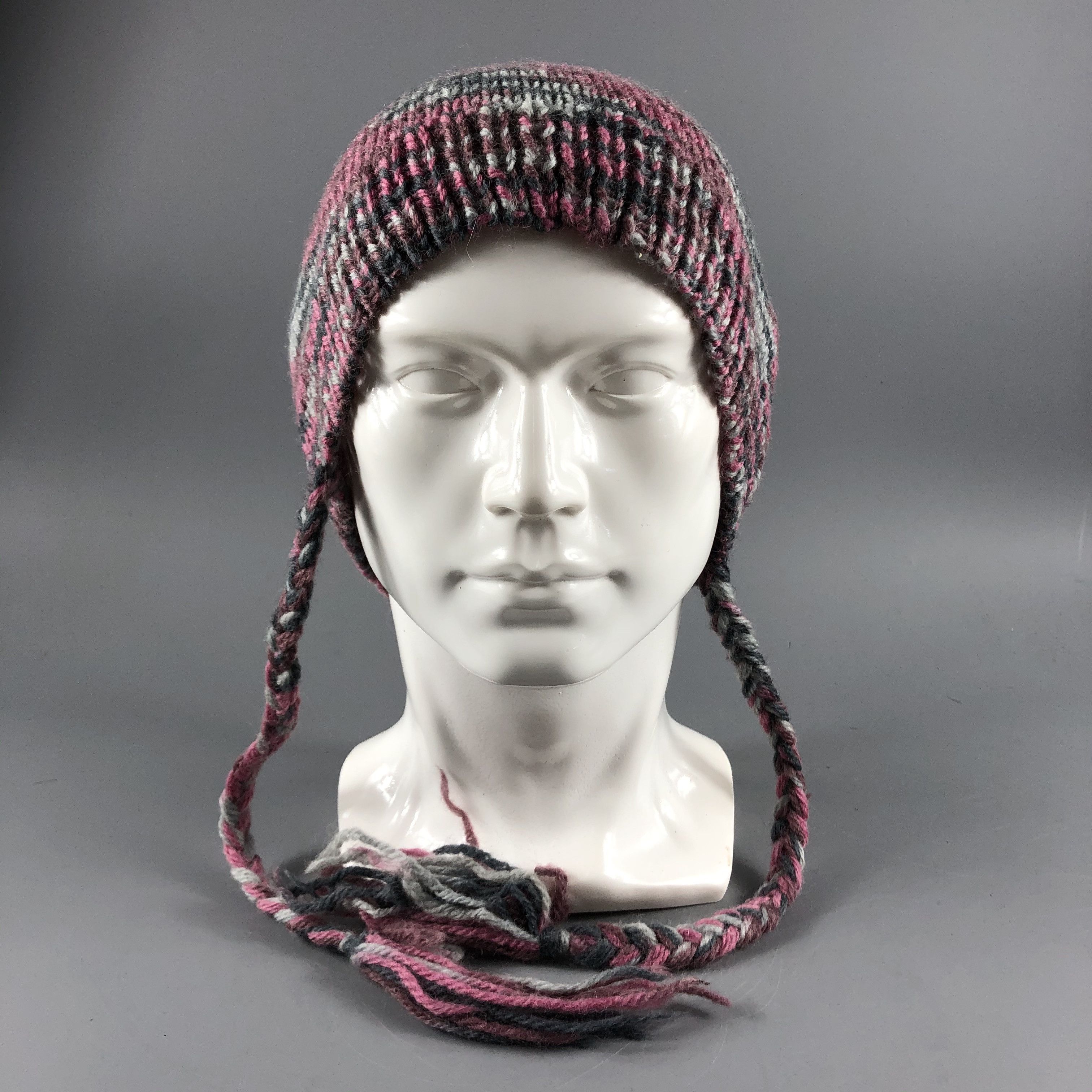 image of Vintage Unknown Hats Slouchy Beanie Knit Snow Hat Snow Cap B336, Men's