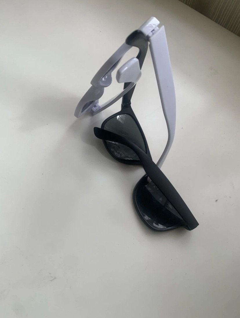 The Unbranded Brand White luxury looking sunglasses with black modern sunglasses Size 28 - 8 Thumbnail