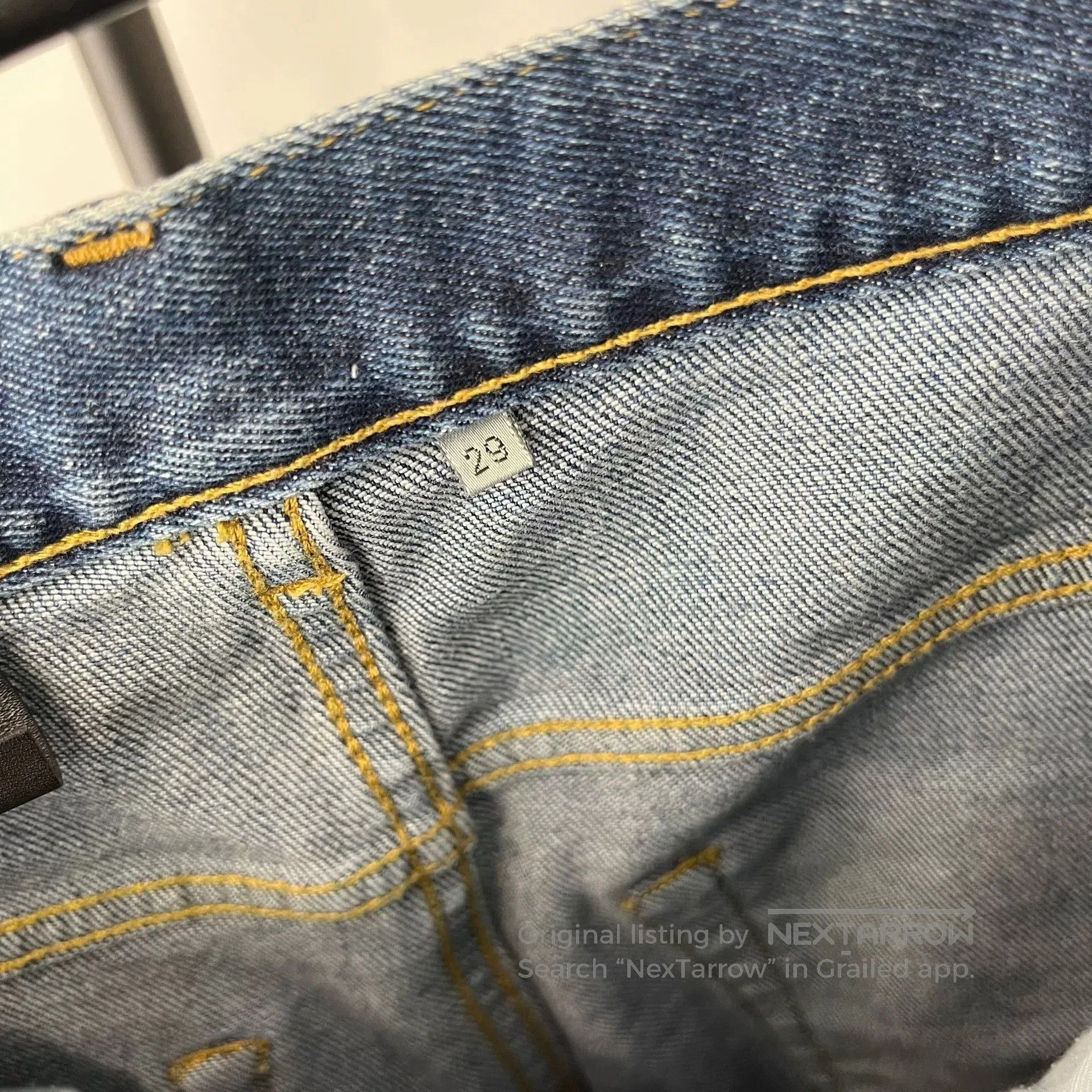 Dior Dior Classic Washed Blue Slim Jeans. Size US 29 - 4 Thumbnail