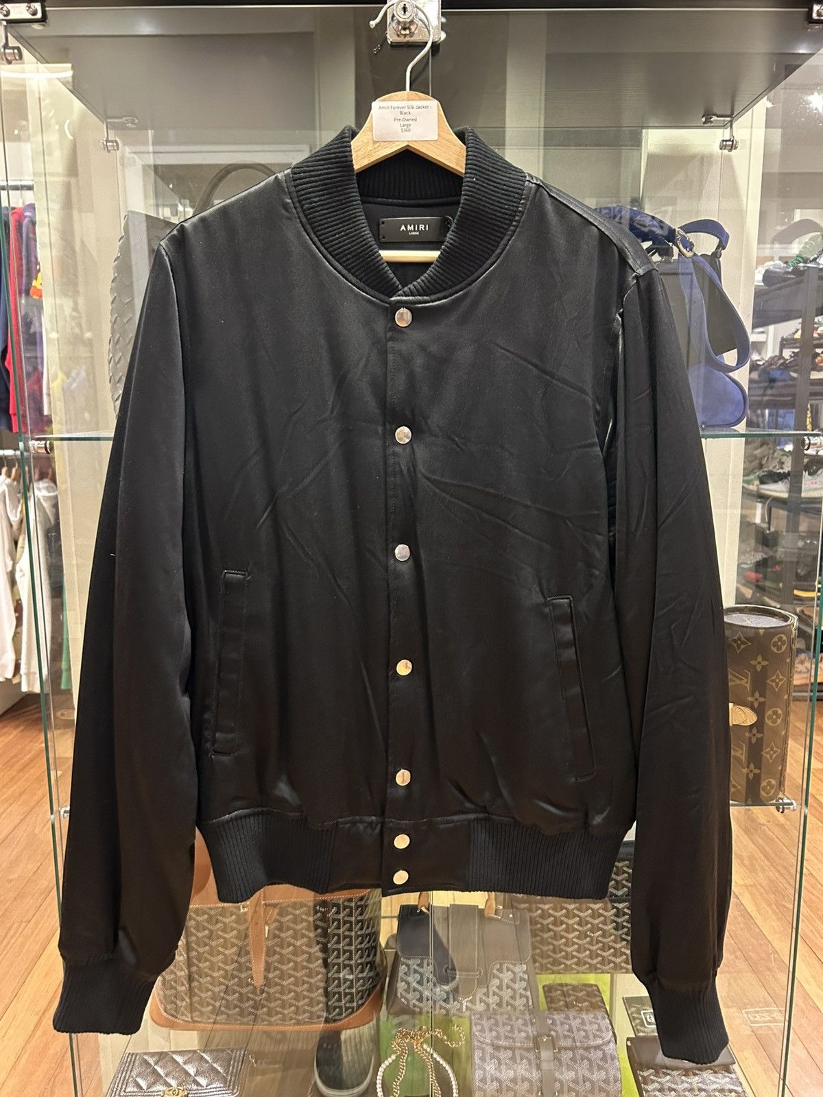 Amiri Amiri Forever Silk Bomber Jacket Size US L / EU 52-54 / 3 - 1 Thumbnail